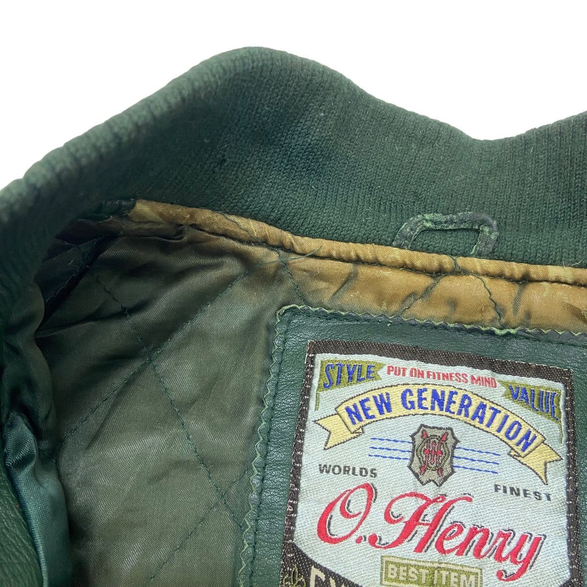 Genuine Leather Vintage O Henry Rancher Leather Varsity Jacket Size US M / EU 48-50 / 2 - 24 Thumbnail