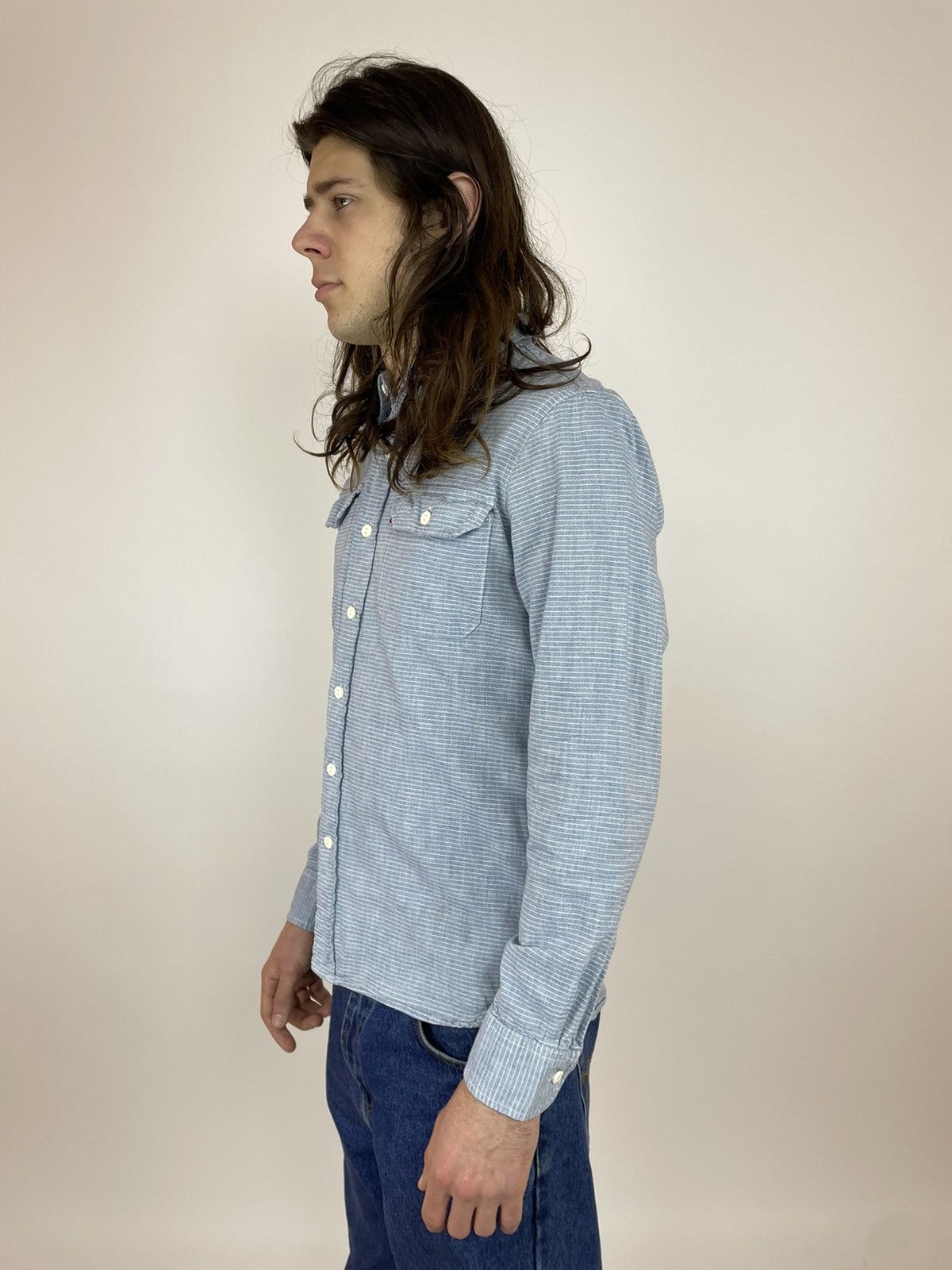 Levi's Levis Striped Shirt long sleeve Mens size S Size US S / EU 44-46 / 1 - 3 Thumbnail