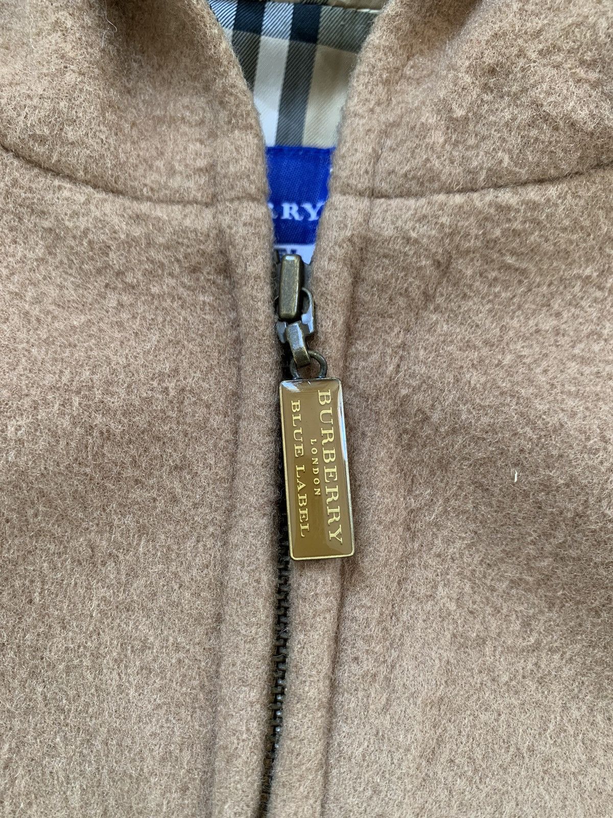 Burberry Burberry London Blue Label Wool Jacket Hooded Size S / US 4 / IT 40 - 9 Thumbnail