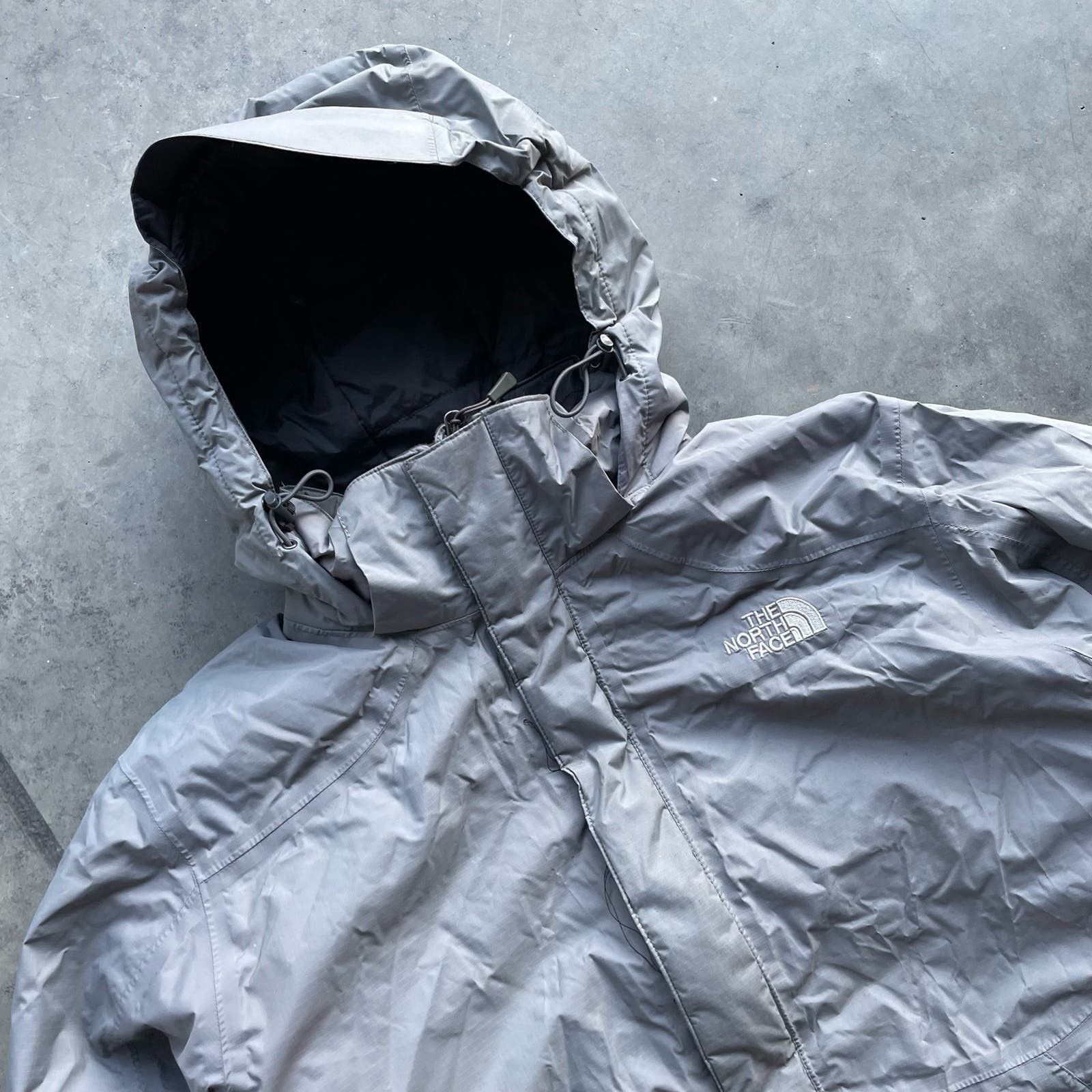 Vintage THENORTHFACE GREY GOOSE DOWN PUFFER JACKET LARGE Size US L / EU 52-54 / 3 - 2 Thumbnail