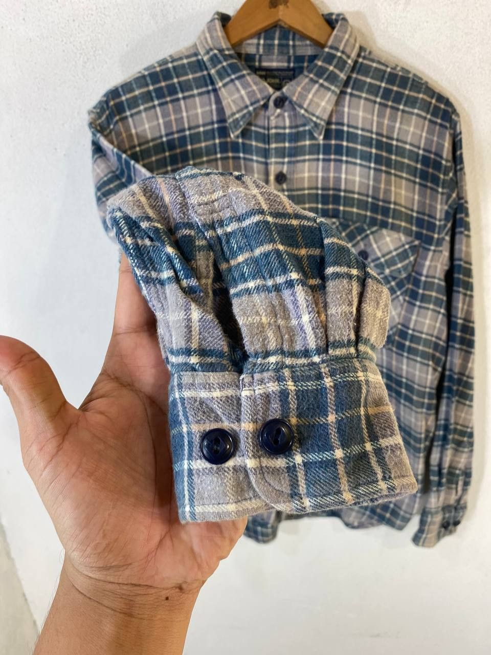 Big John vintage big john flannel shirt union made Size US L / EU 52-54 / 3 - 6 Thumbnail