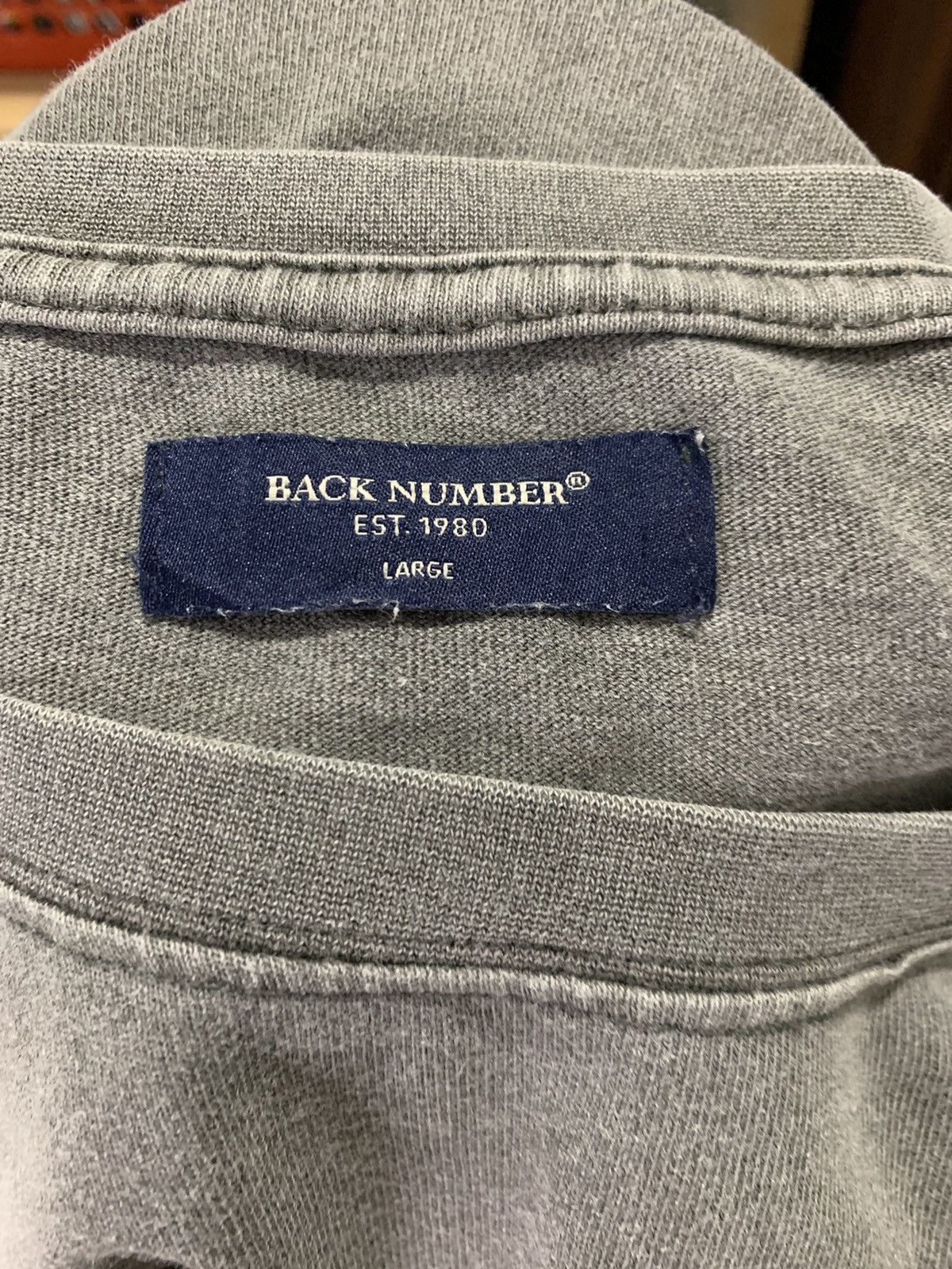 Japanese Brand Back number Refurbish Tee Size US L / EU 52-54 / 3 - 6 Thumbnail