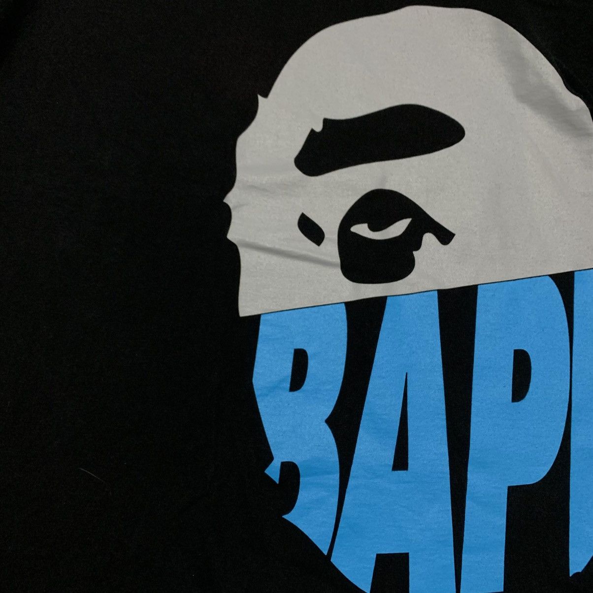 Bape Bape XL Big Ape Head Black Tee A Bathing Ape Size US XL / EU 56 / 4 - 3 Thumbnail