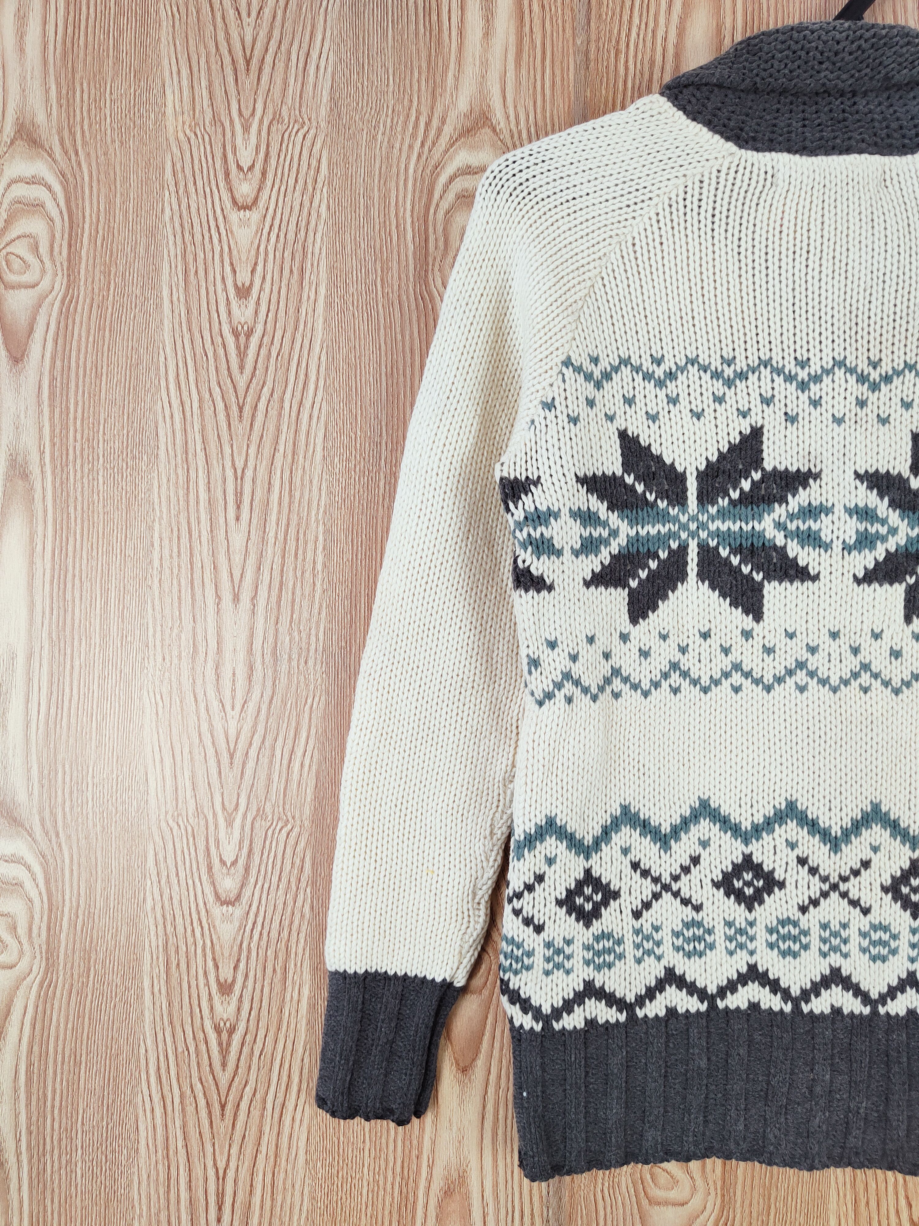 Japanese Brand O.Z.O.C Cream Knitwear Cardigan #W570 Size S / US 4 / IT 40 - 9 Thumbnail