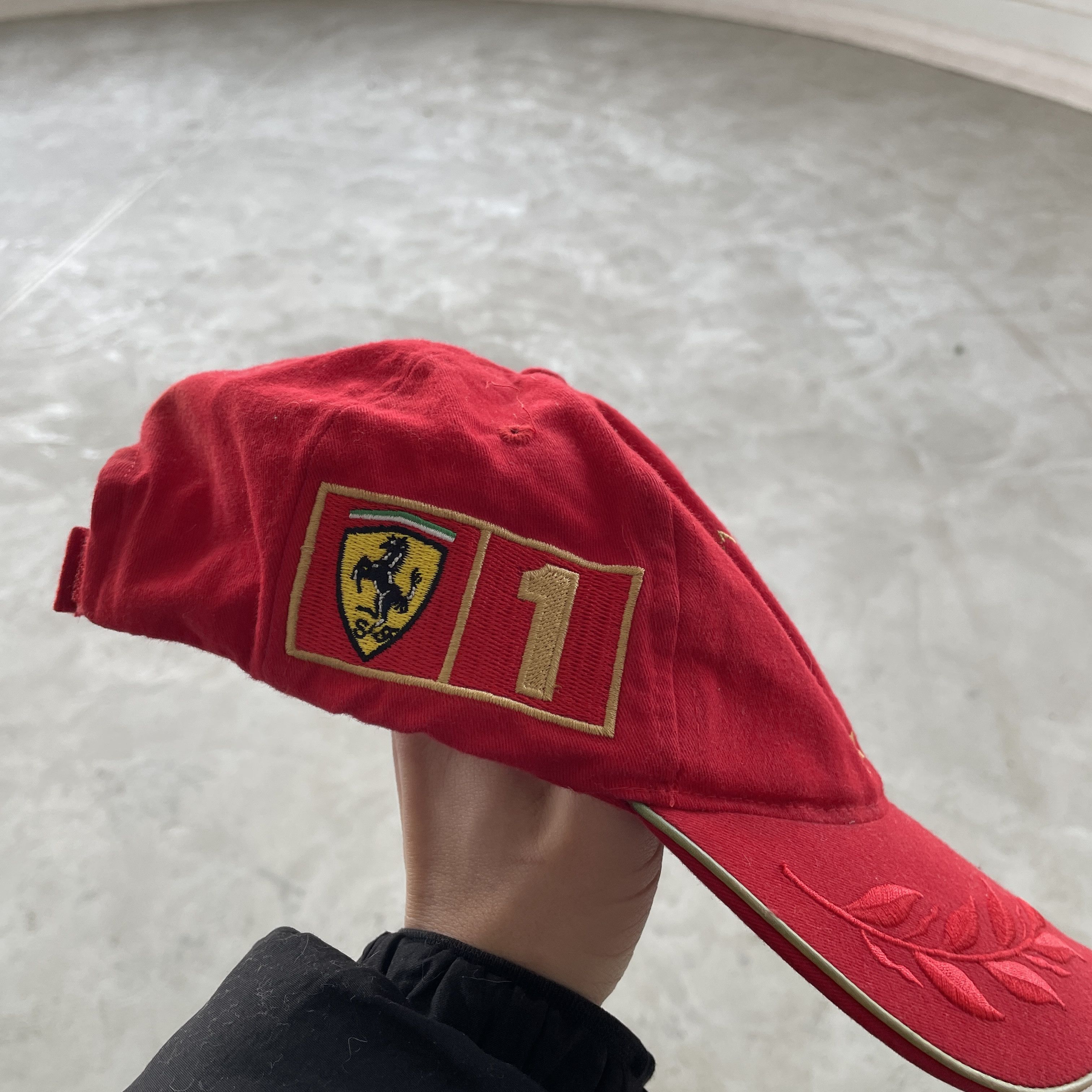 Ferrari Vintage Ferrari Michael Schumacher Racing Cap Size ONE SIZE - 3 Thumbnail