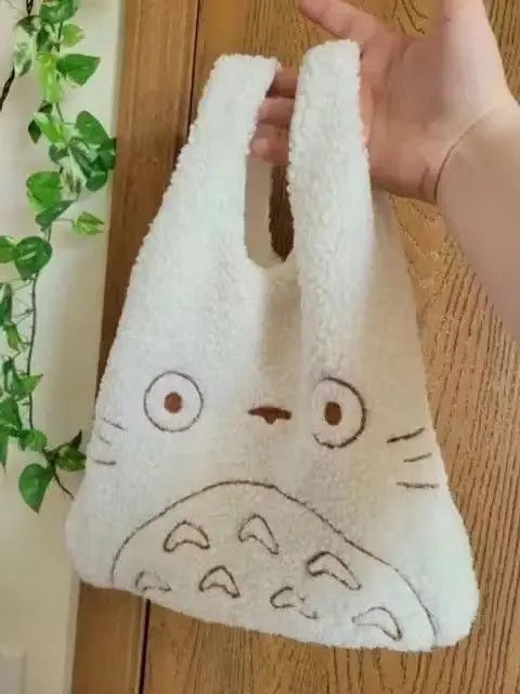 Anime Plush Tote Bag Size ONE SIZE - 3 Thumbnail