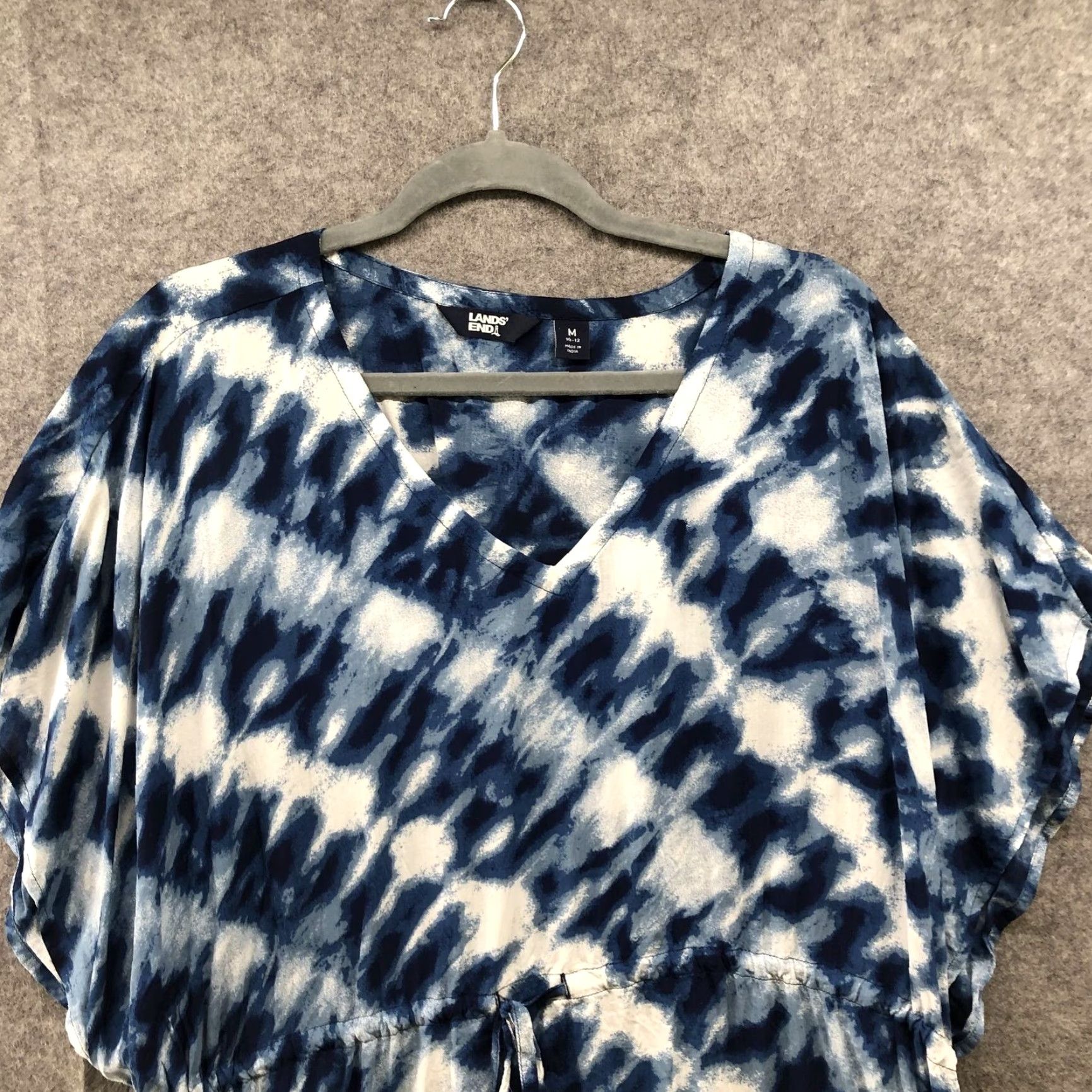 Lands' End Lands End Swim Cover Up Womens Medium Blue Tunic Size M / US 6-8 / IT 42-44 - 3 Thumbnail