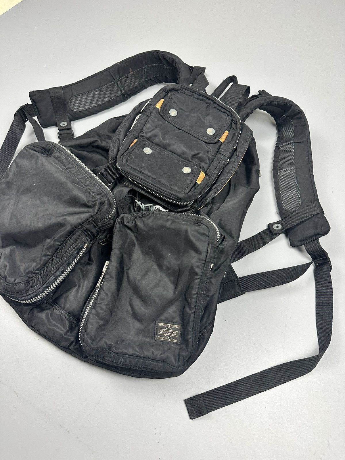 Porter 🔥Rare🔥 Vintage Porter-Yoshida & Co. Tanker Rucksack/Backpack Size ONE SIZE - 3 Thumbnail