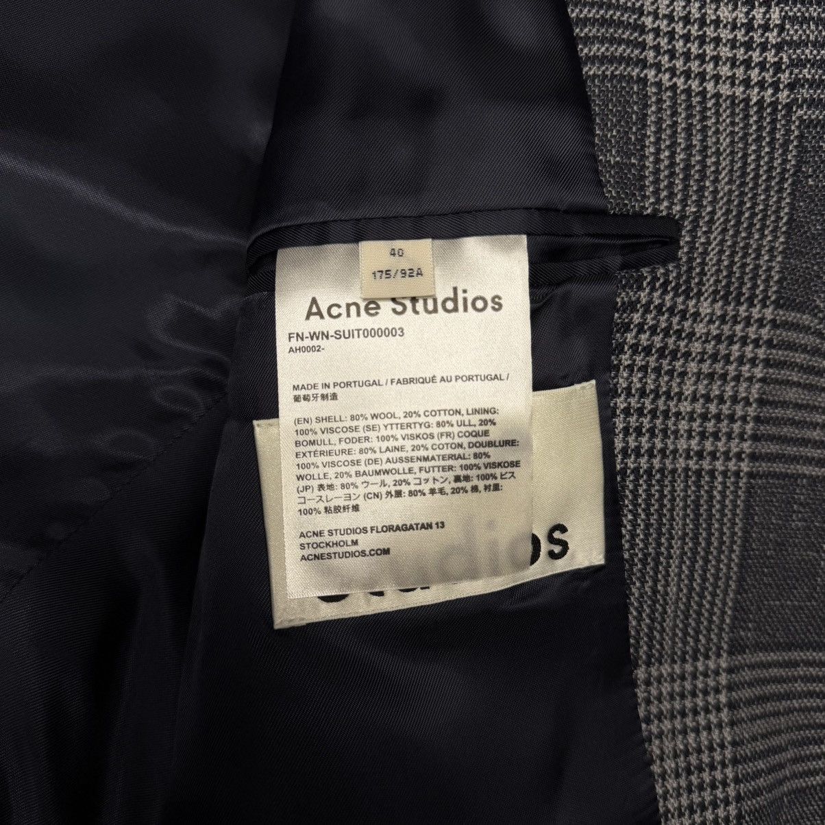 Acne Studios Single Breasted Plaid Blazer Size S / US 4 / IT 40 - 8 Thumbnail