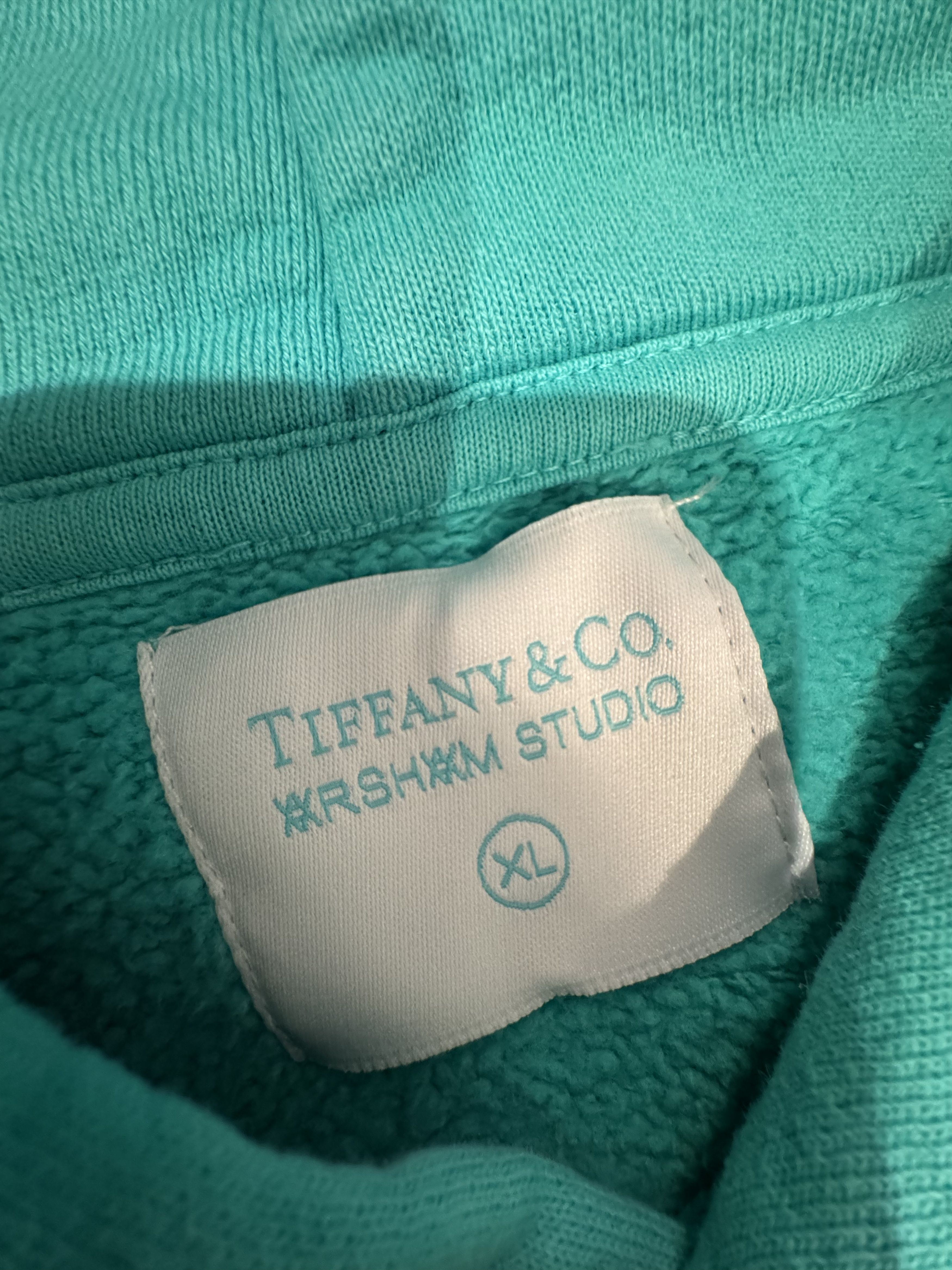 Tiffany & Co. NEW TIFFANY x ARSHAM STUDIO HOODIE IN TIFFANY BLUE SZ XL Size US XL / EU 56 / 4 - 5 Thumbnail