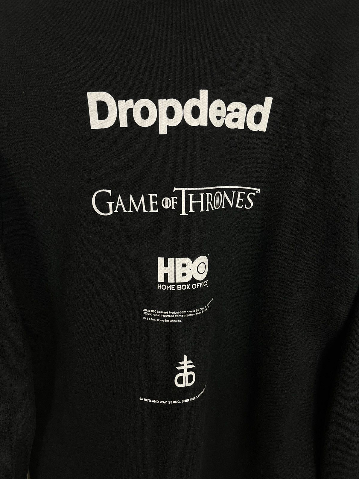Drop Dead × Drop Dead Clothing Rare Black Sweatshirt Drop Dead Clothing - Game of Thrones Size US M / EU 48-50 / 2 - 7 Thumbnail