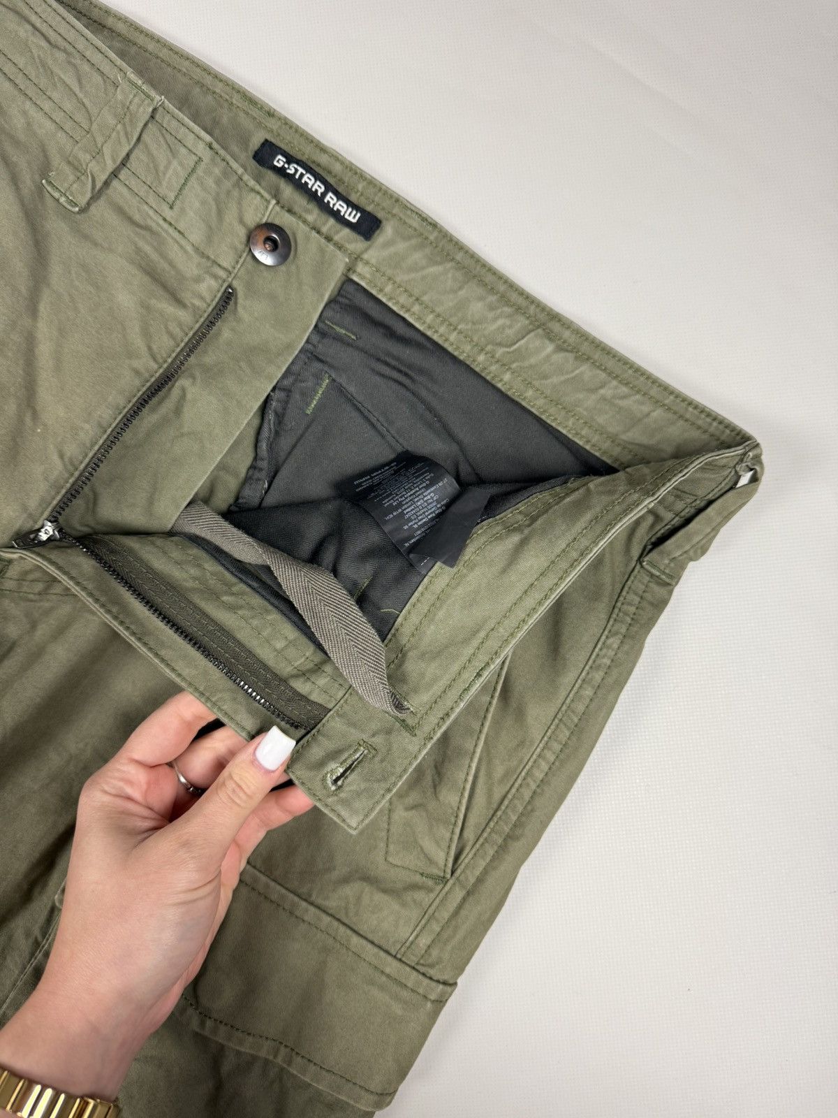 G-Star G-Star Raw Men’s Core Regular Cargo Pants Trousers Size US 34 / EU 50 - 13 Thumbnail