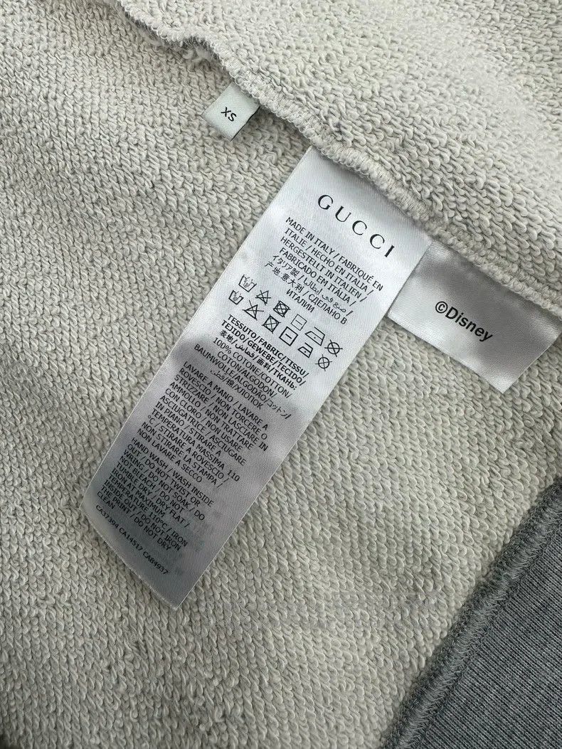 Gucci Gucci Co-branded Mickey Mouse Printed Loose Hooded Sweatsh Size XS / US 0-2 / IT 36-38 - 9 Thumbnail