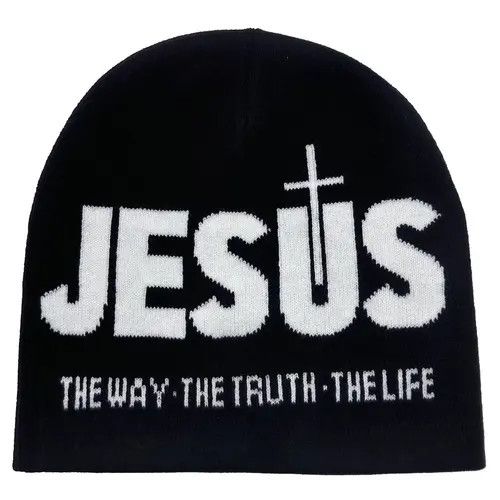 Japanese Brand "Masumi x Konno "Jesus Beanie Hat Size ONE SIZE - 1 Thumbnail