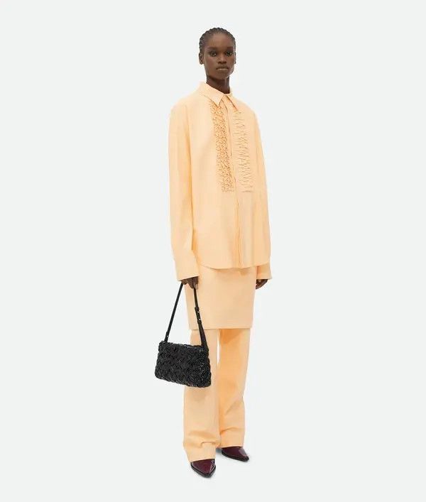 Bottega Veneta leather shirt peach Size US XS / EU 42 / 0 - 1 Thumbnail
