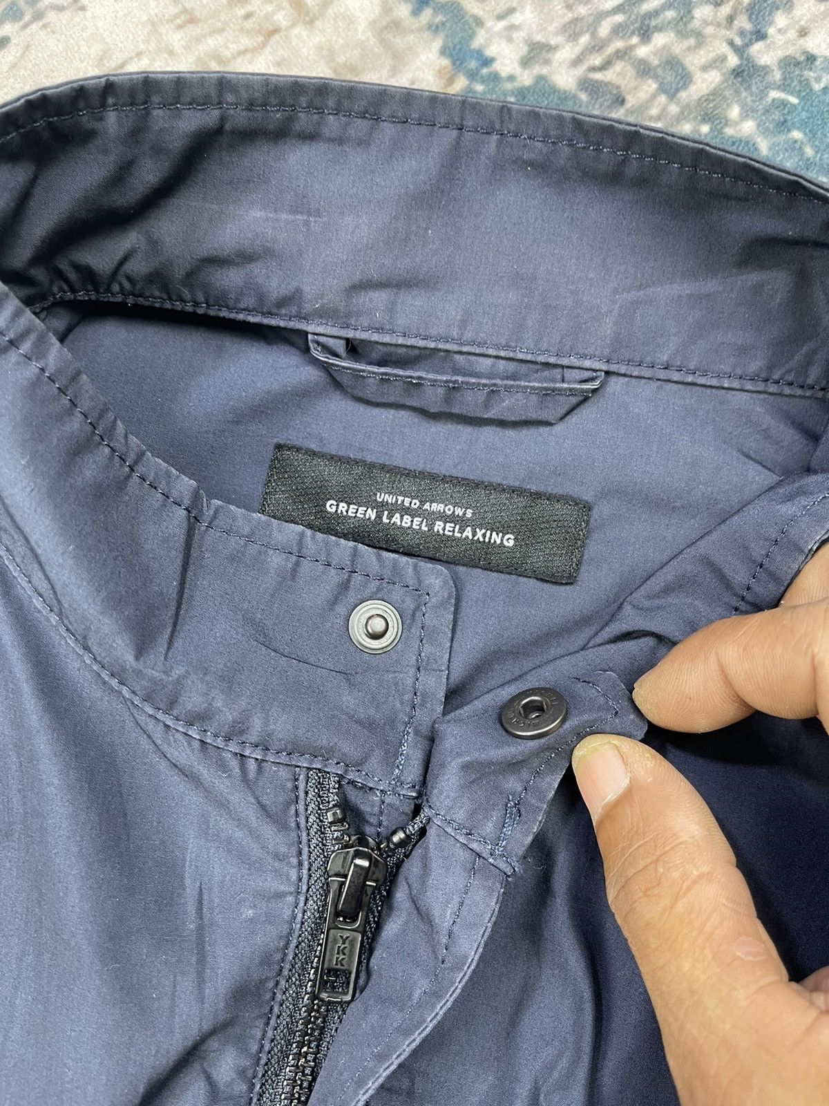 United Arrow Green Label Navy Military Jackets