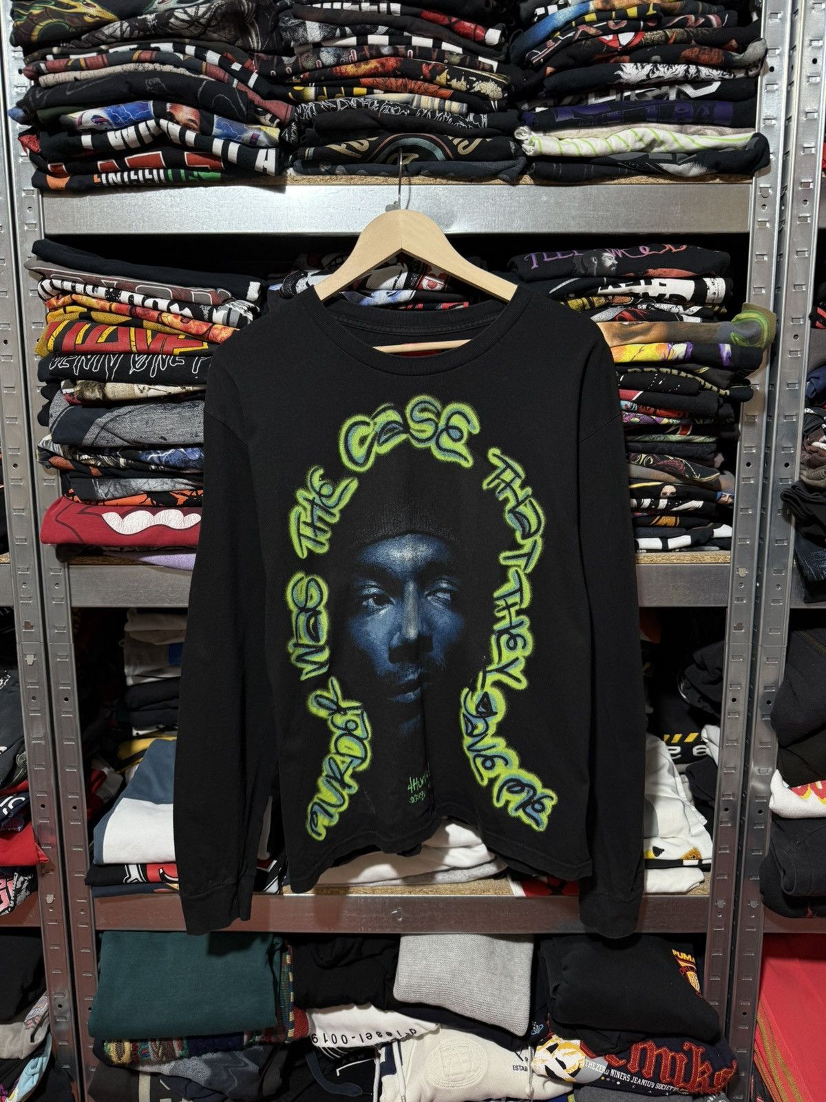 4HUNNID 4Hunnid Snoop Dogg Murder Was The Case Long Sleeve T-Shirt Size US M / EU 48-50 / 2 - 1 Thumbnail