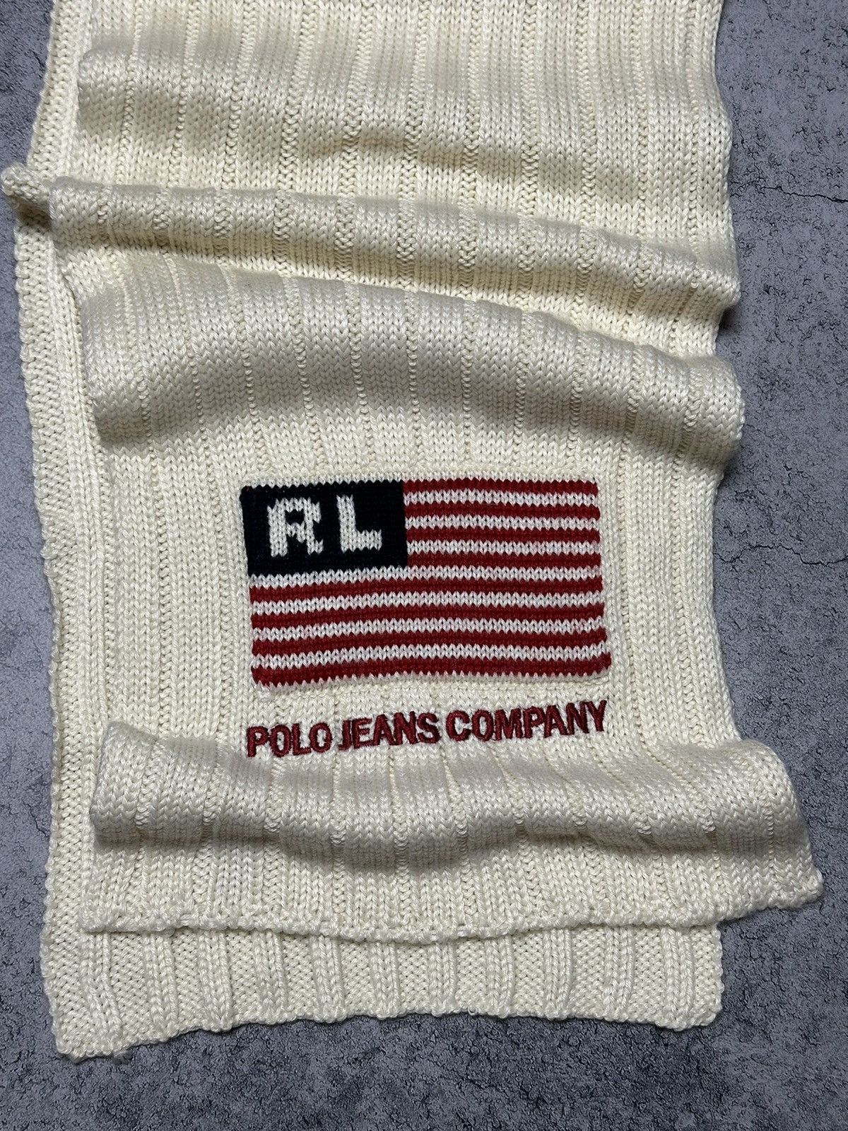 Ralph Lauren Vintage Polo Ralph Lauren Jeans Company USA Flag Scarf Size ONE SIZE - 4 Thumbnail