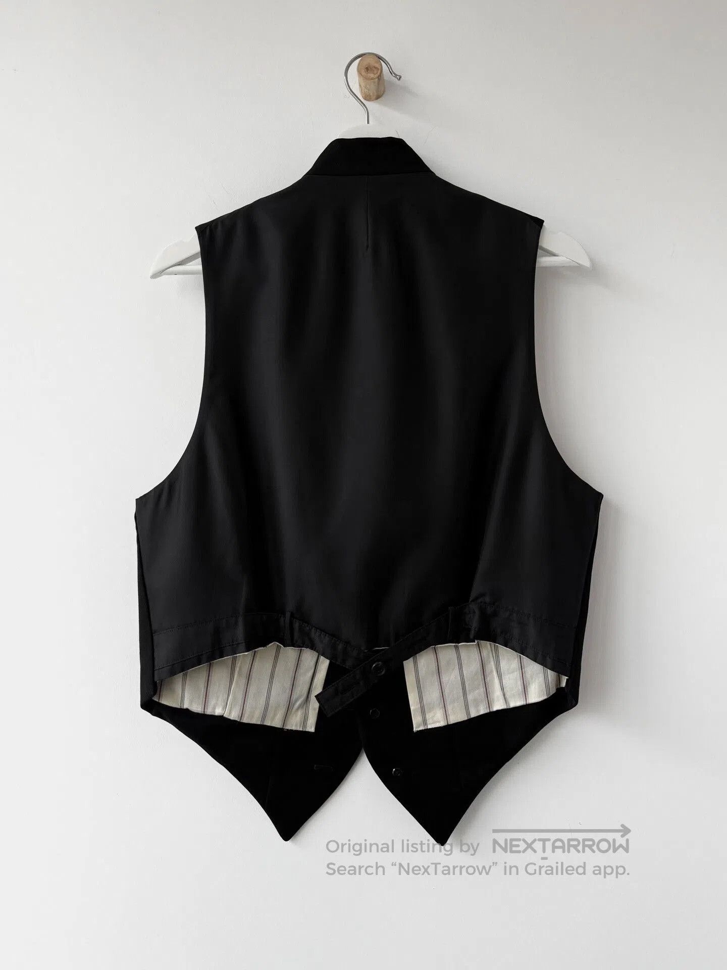 Yohji Yamamoto Yohji Yamamoto Black Wool Vest. Size US M / EU 48-50 / 2 - 4 Thumbnail