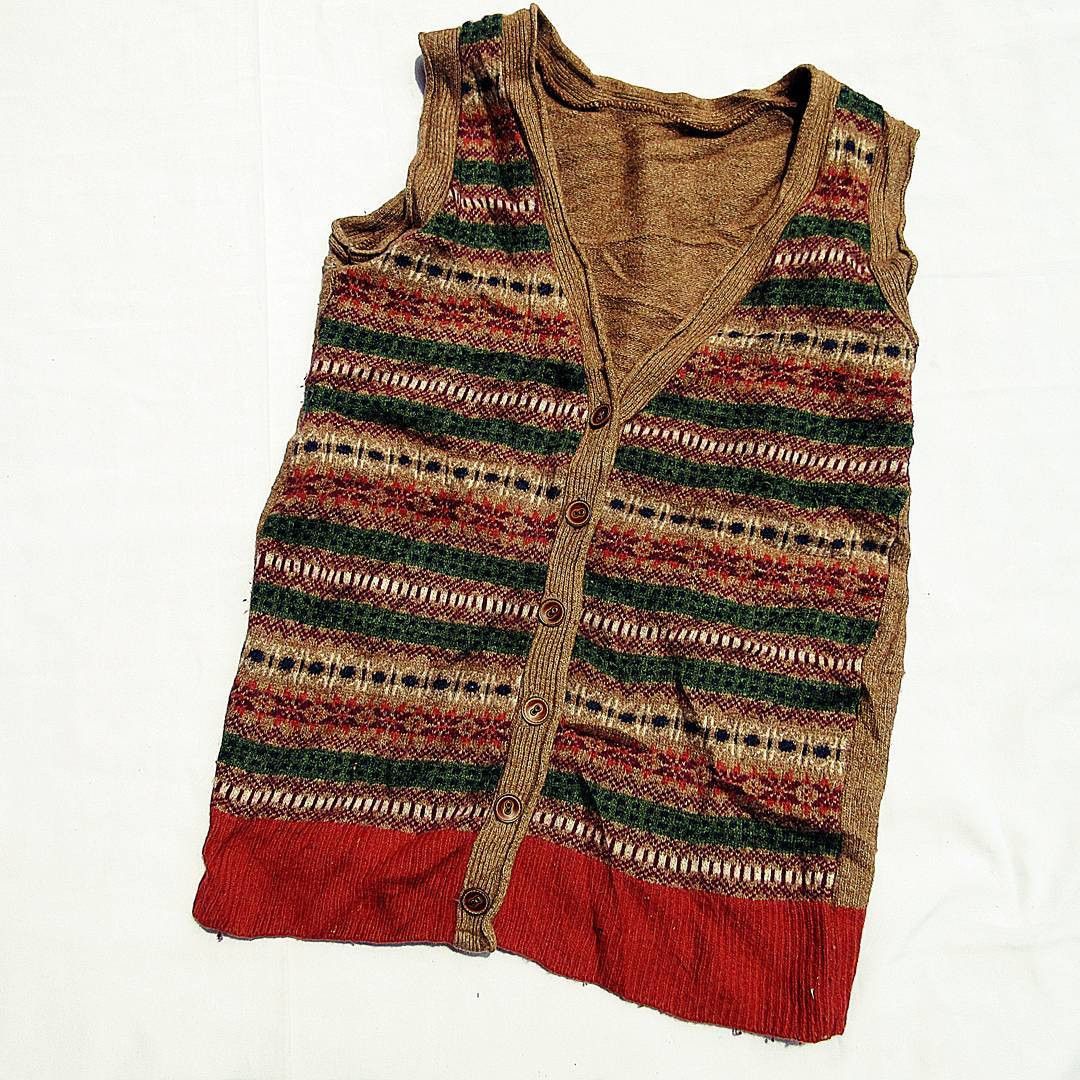 Vintage Vintage Fair isle vintage Retro Vest / Tank top Size US M / EU 48-50 / 2 - 1 Preview