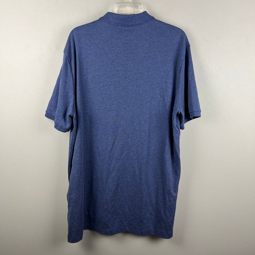 Polo Ralph Lauren Polo Ralph Lauren Blue Heather Short Sleeve Classic Fit Polo Size US XL / EU 56 / 4 - 4 Thumbnail