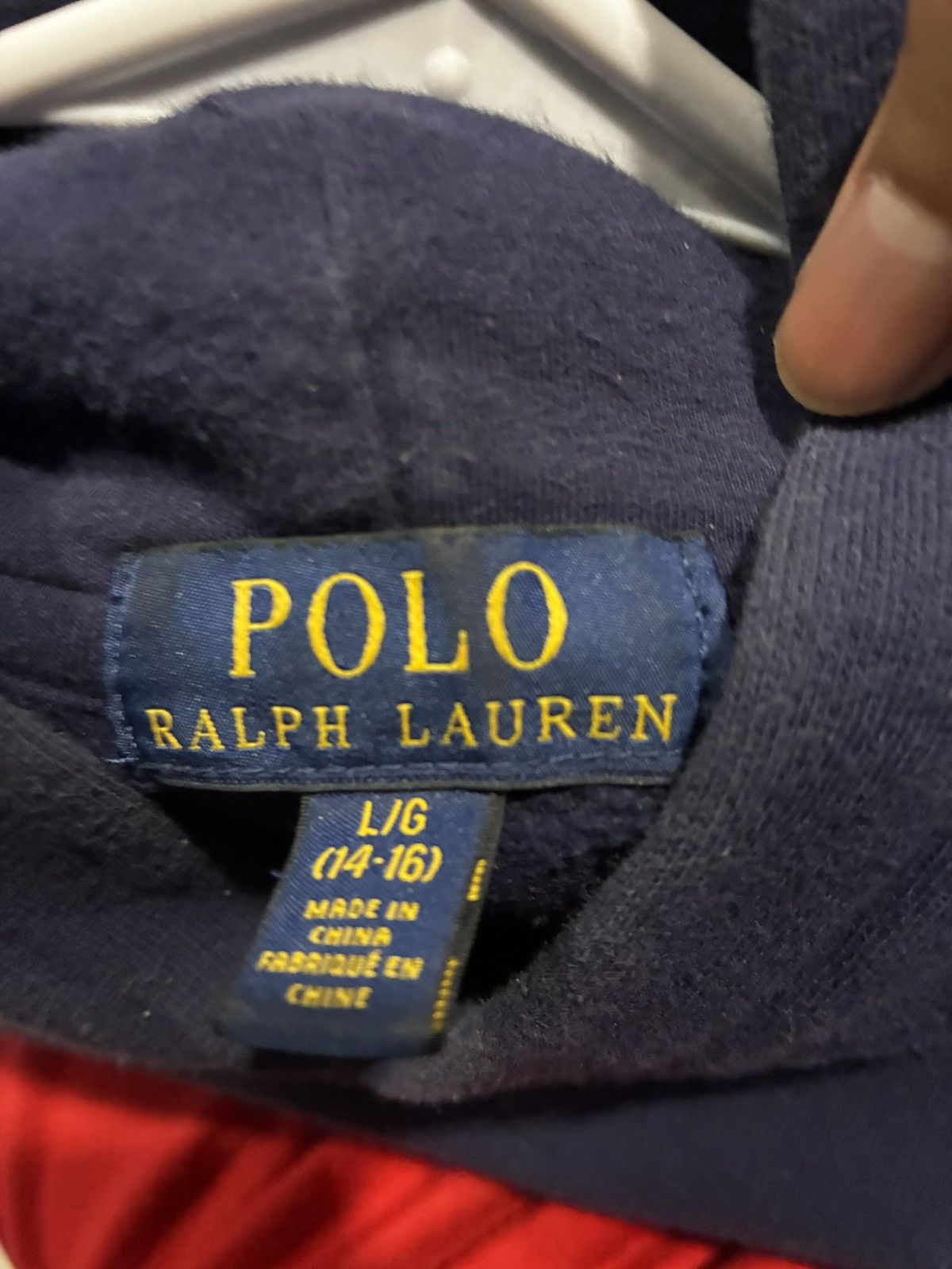 Polo Ralph Lauren Navy Ralph Lauren hoodie Size US S / EU 44-46 / 1 - 5 Thumbnail