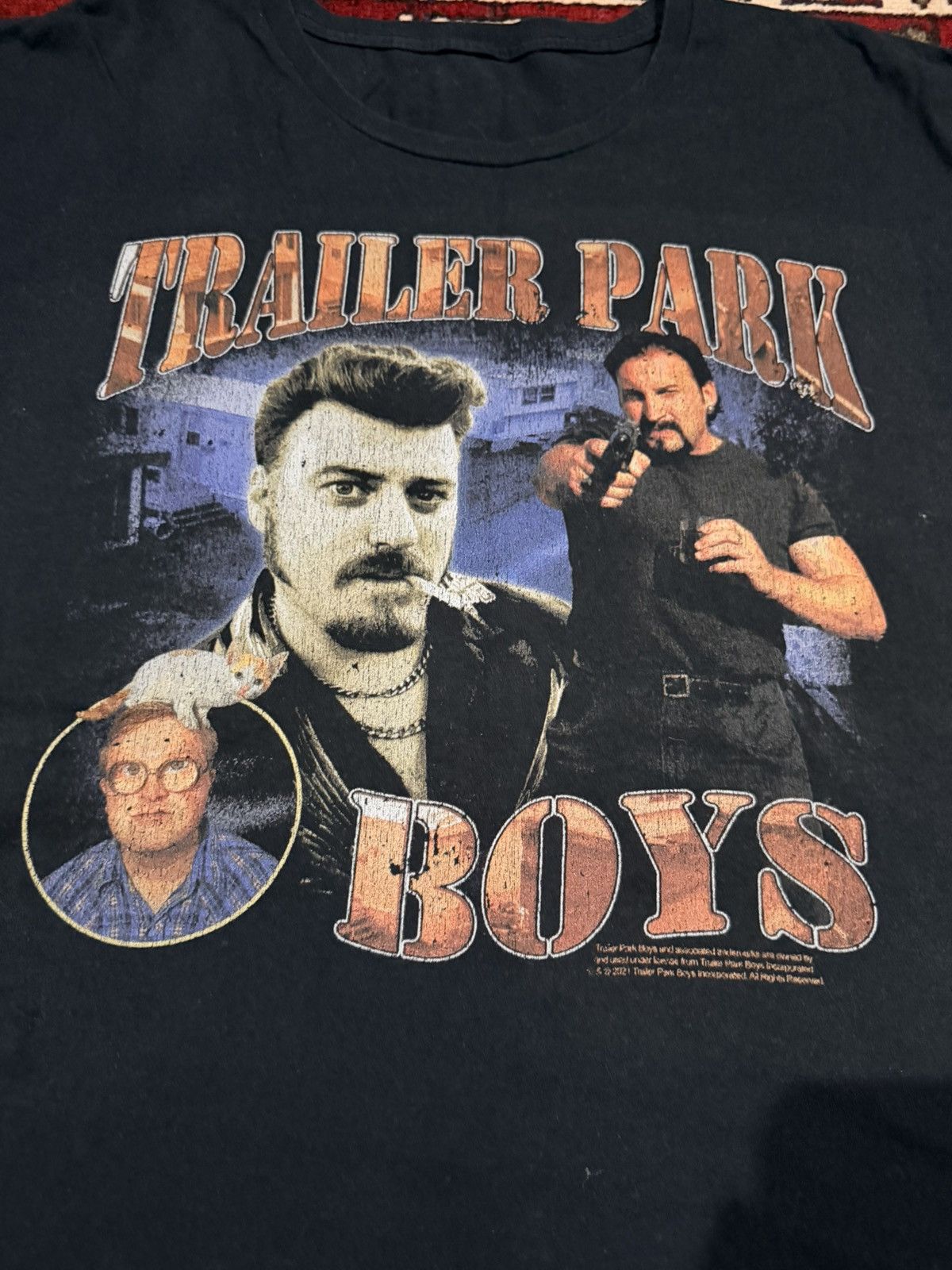 Vintage Vintage Bootleg Style Trailer Park Boys Rap Tee 90s Size US XXL / EU 58 / 5 - 3 Thumbnail