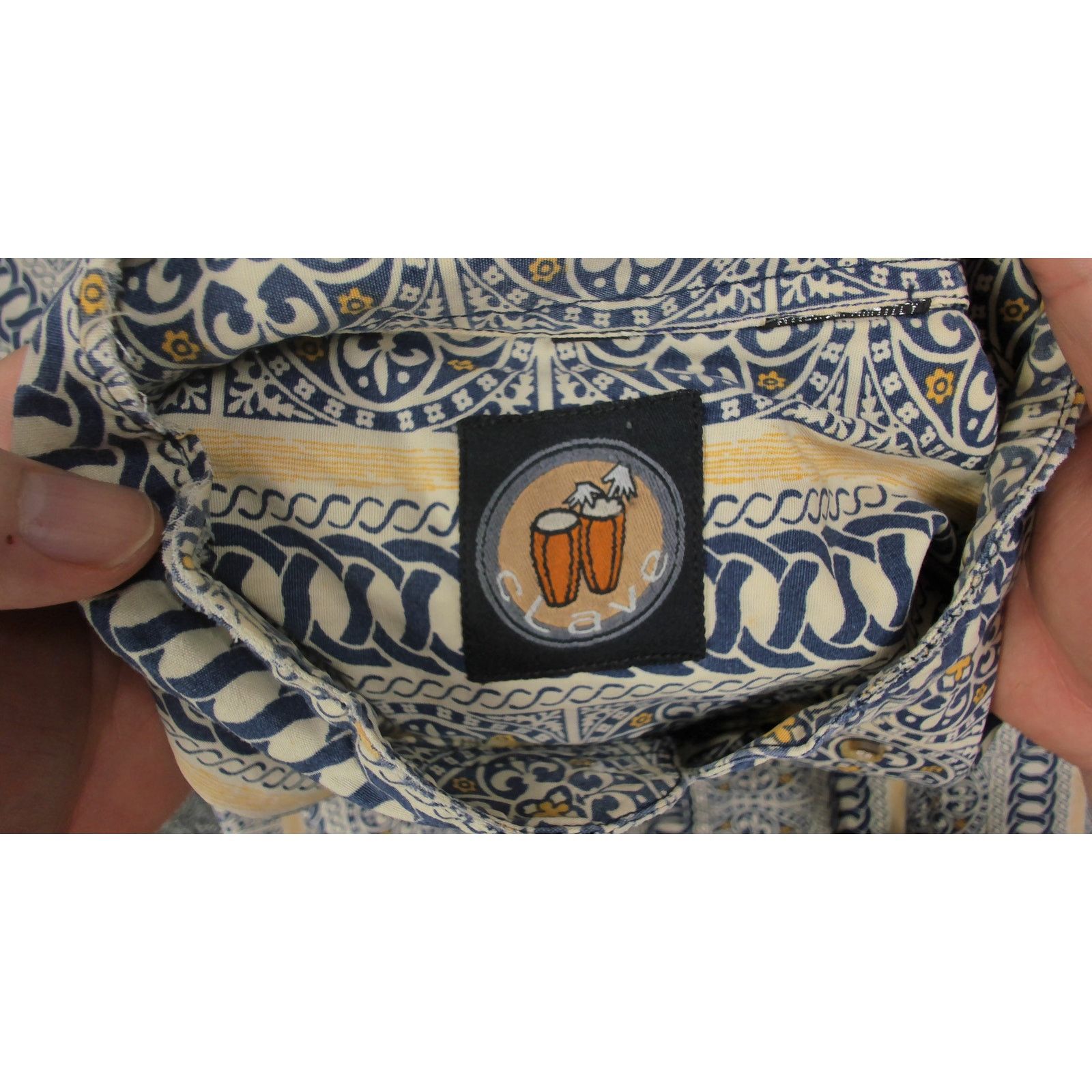 Vintage VTG Clave Custom Mandarin Collar Y2K Geometric Shirt XL Size US XL / EU 56 / 4 - 5 Thumbnail