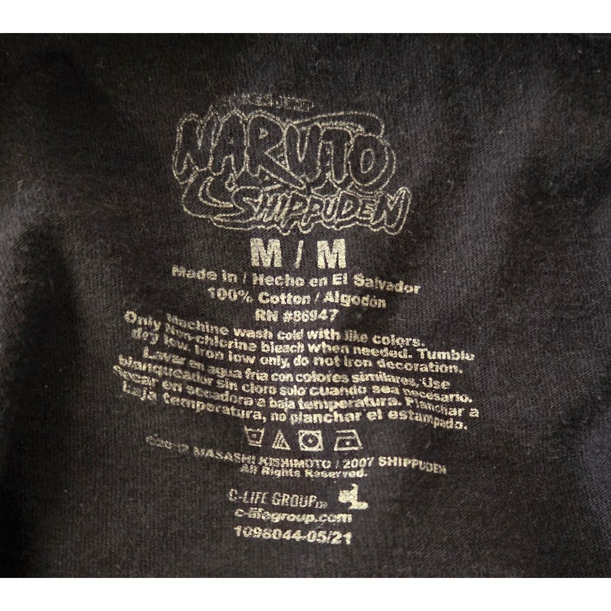 Narciso Rodriguez Naruto Shippuden Graphic Tee Shirt Unisex - Size M Size US M / EU 48-50 / 2 - 4 Thumbnail