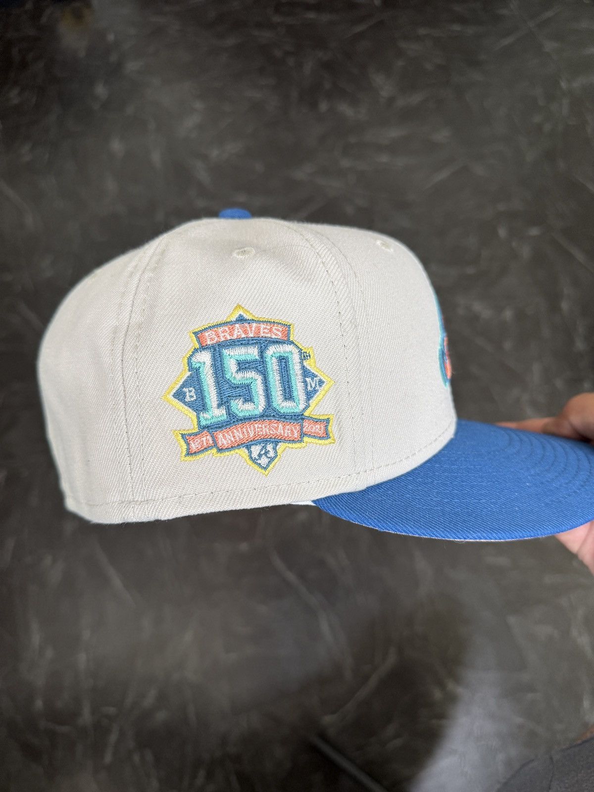 Hat Club Atlanta Braves Ocean Drive 150th Anniversary Patch 7 1/2 Size ONE SIZE - 4 Thumbnail