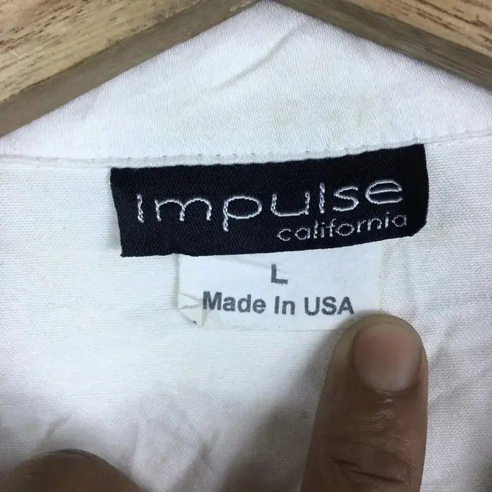 Impulse Vtg 90’ IMPULSE CALIFORNIA Italy Rome City Denim Jacket Size US L / EU 52-54 / 3 - 7 Thumbnail