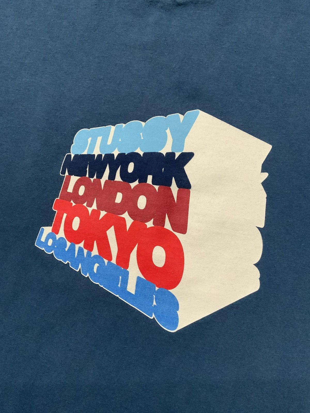 Vintage 90s Stussy World Tour Skate Single Stitch Shirt