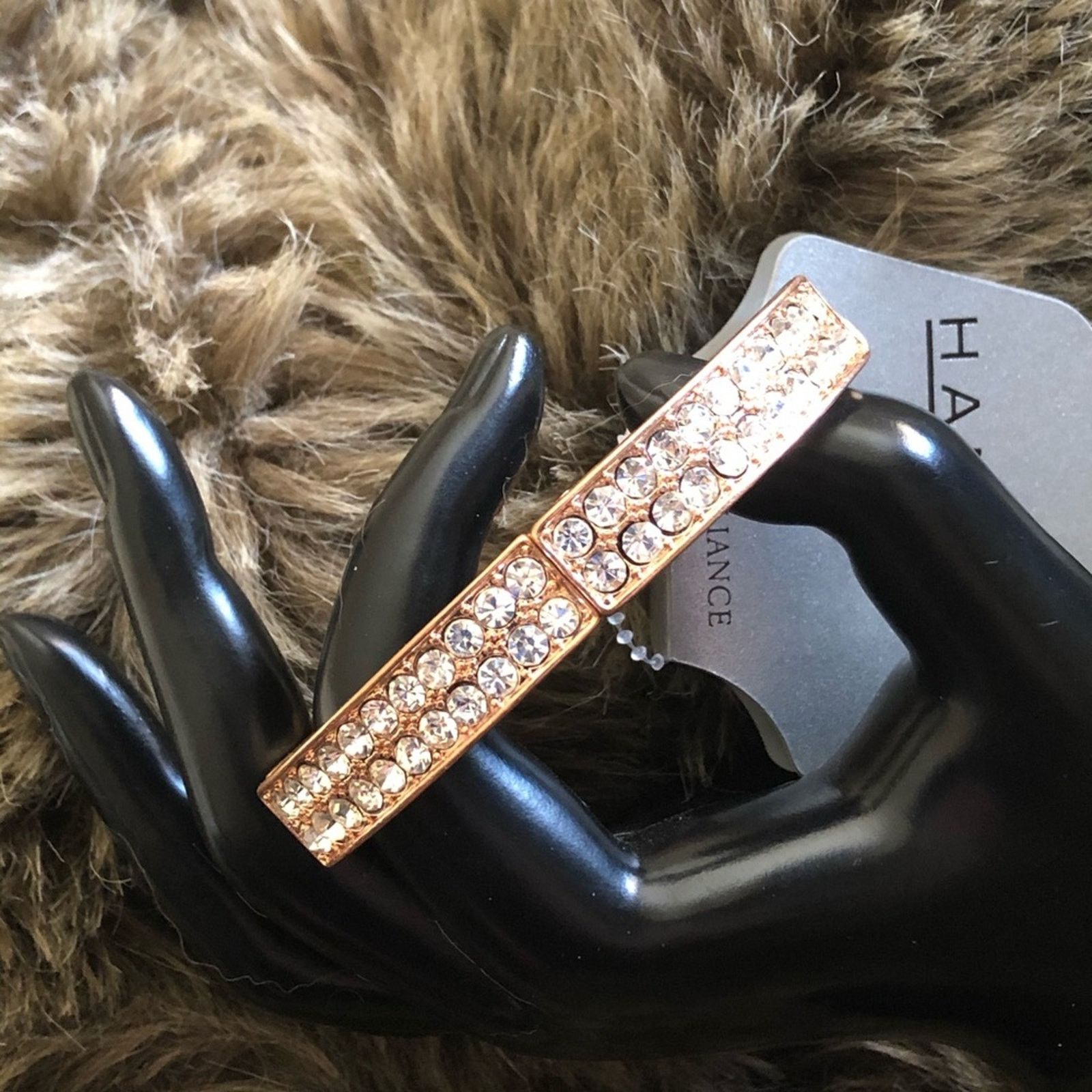 Jewelry Hannah brilliance rose gold rhinestone bracelet Size ONE SIZE - 1 Thumbnail