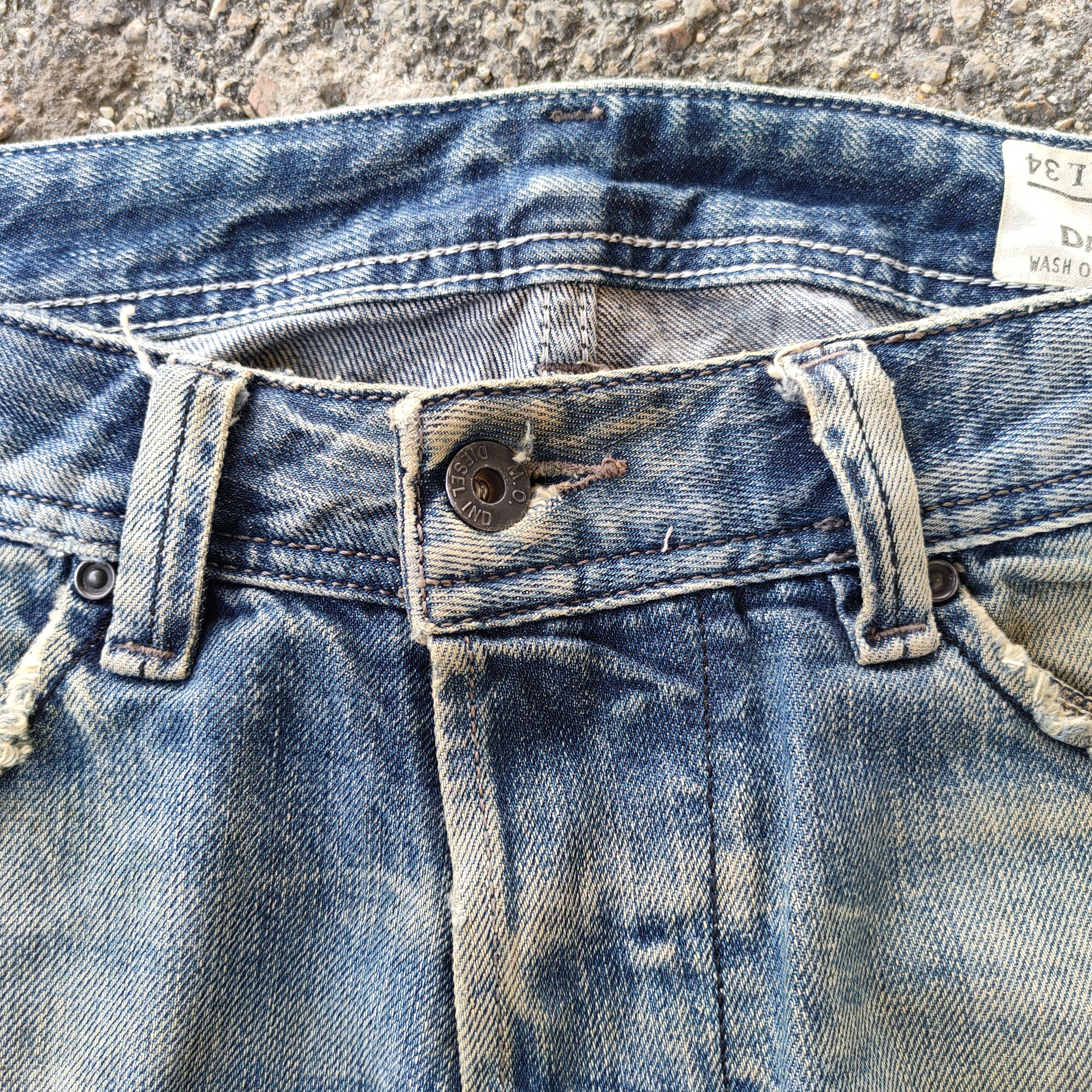 Diesel vintage Diesel rusty distressed jeans denim pants Size US 31 - 5 Thumbnail
