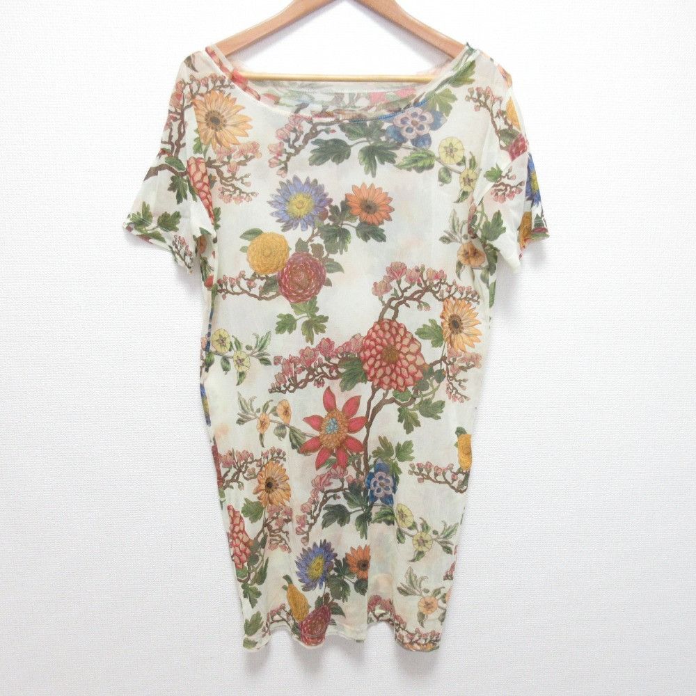 Other Other VIVIENNE TAM Flower Print Power Net Top Others Tops DUTY FREE for USA Size ONE SIZE - 1 Thumbnail
