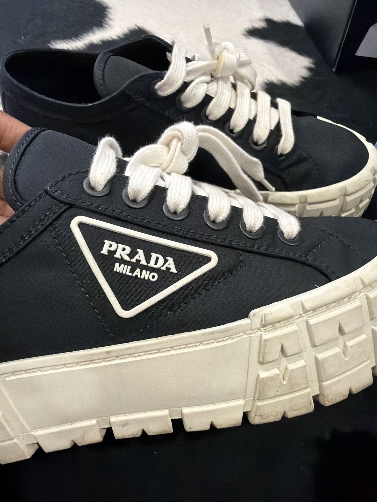 Prada Prada platform nylon sneakers Size US 9.5 / IT 39.5 - 4 Thumbnail