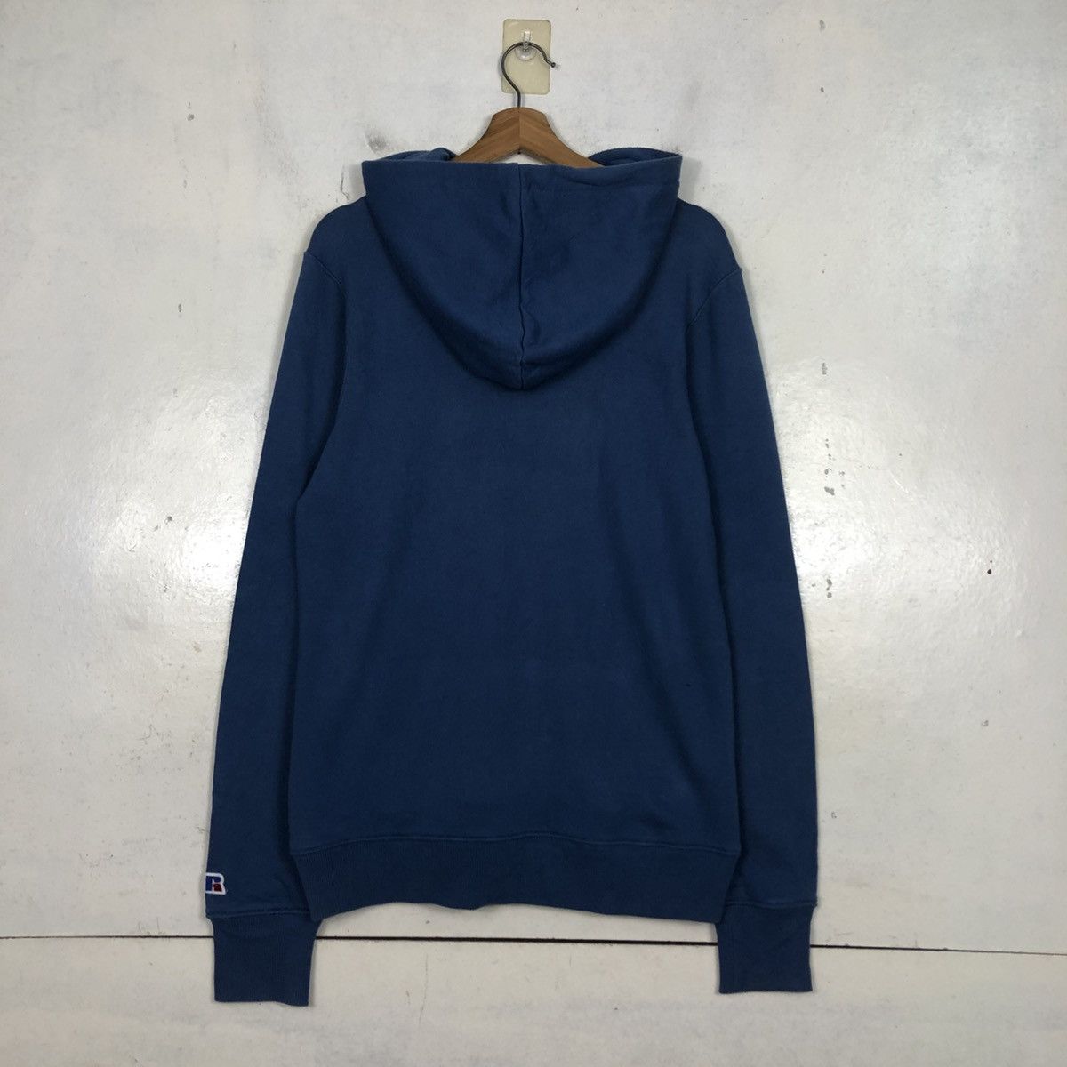 Japanese Brand 📌Vintage Hoodie Pull Over Russell Athletic Big Logo Size US L / EU 52-54 / 3 - 10 Thumbnail