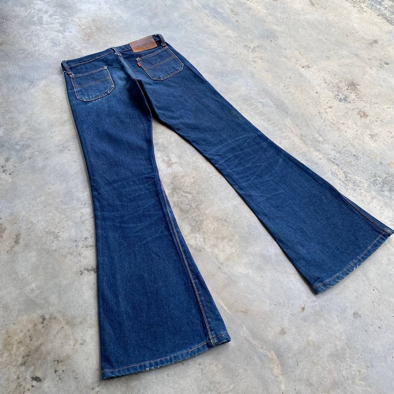Big John RARE VINTAGE 80s BIG JOHN FLARED BOTTOMBELL BUSH PANT TALON Size US 28 / EU 44 - 4 Thumbnail