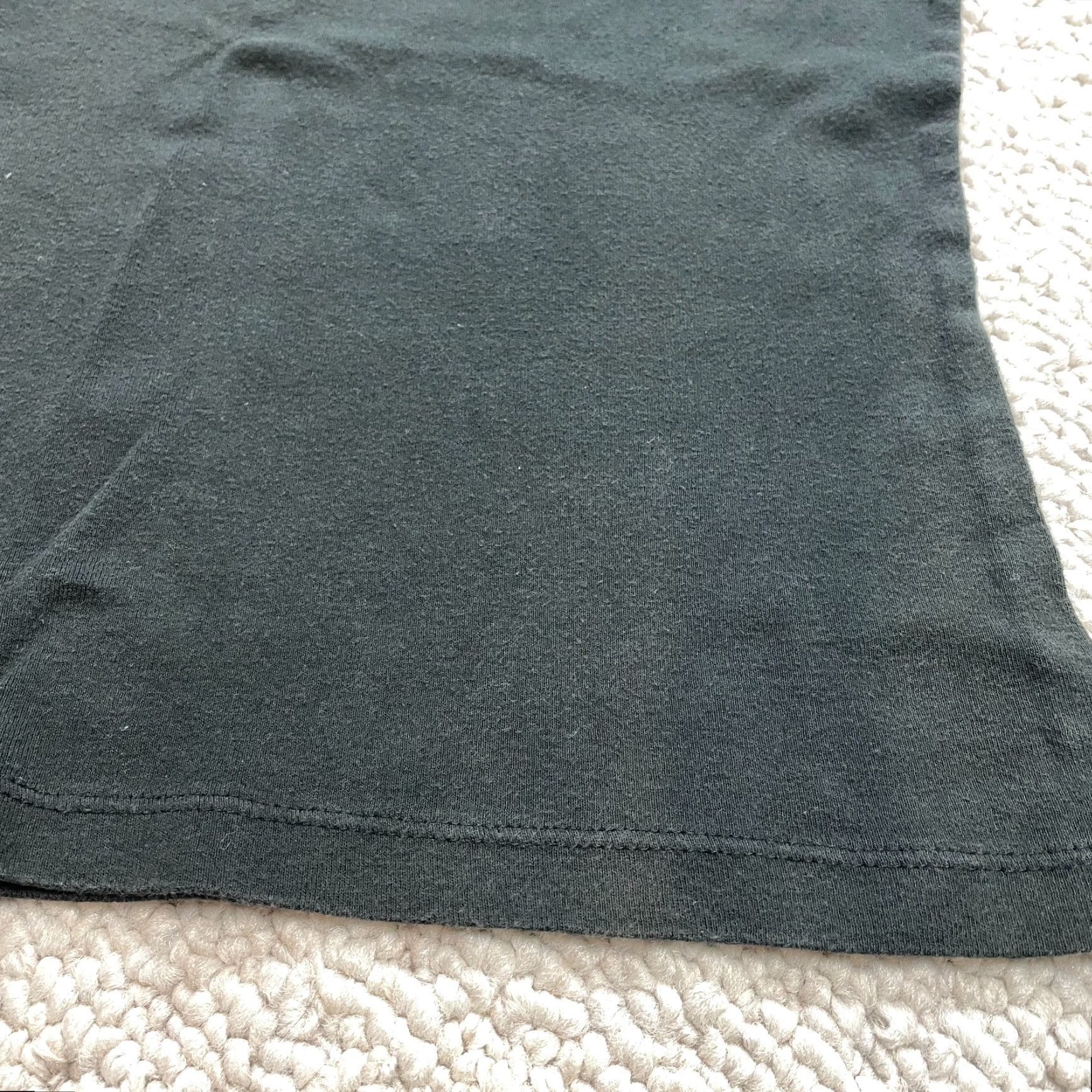 Gap Gap Shirt Juniors Small Black Long Sleeve Soft Cotton Solid Basic Casual Top Size S / US 4 / IT 40 - 7 Thumbnail