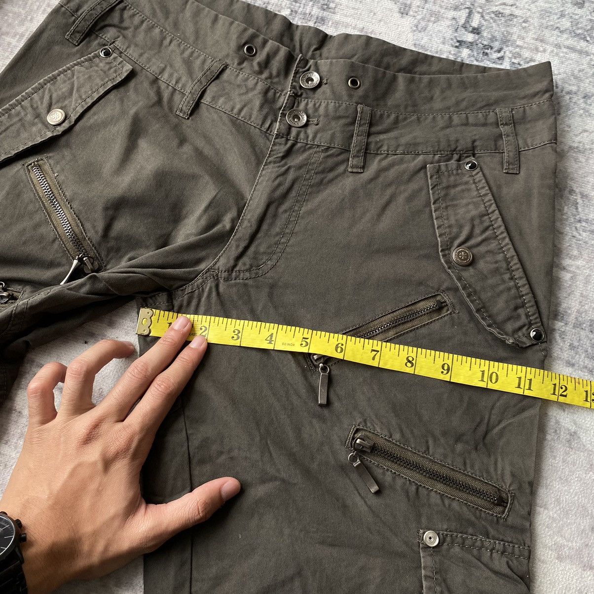 If Six Was Nine × Japanese Brand × Le Grande Bleu (L.G.B.) Semantic Design Bondage Cargo Pants Size US 32 / EU 48 - 17 Thumbnail