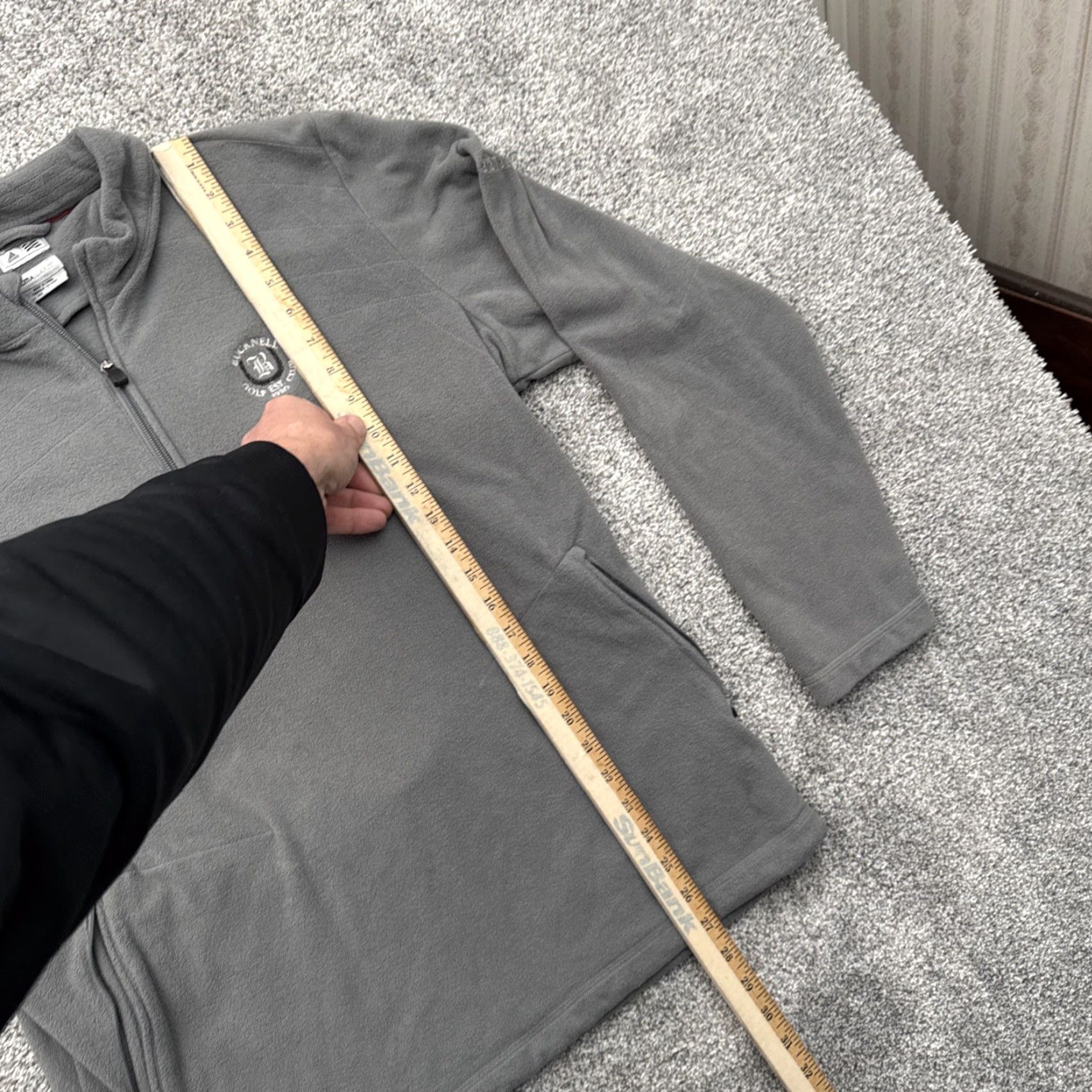 Adidas VINTAGE adidas Bucknell University Fleece Jacket 1/4 Zip XL Men's Gray 1/4 Zip Golf Club Climate Warm Size US XL / EU 56 / 4 - 2 Thumbnail