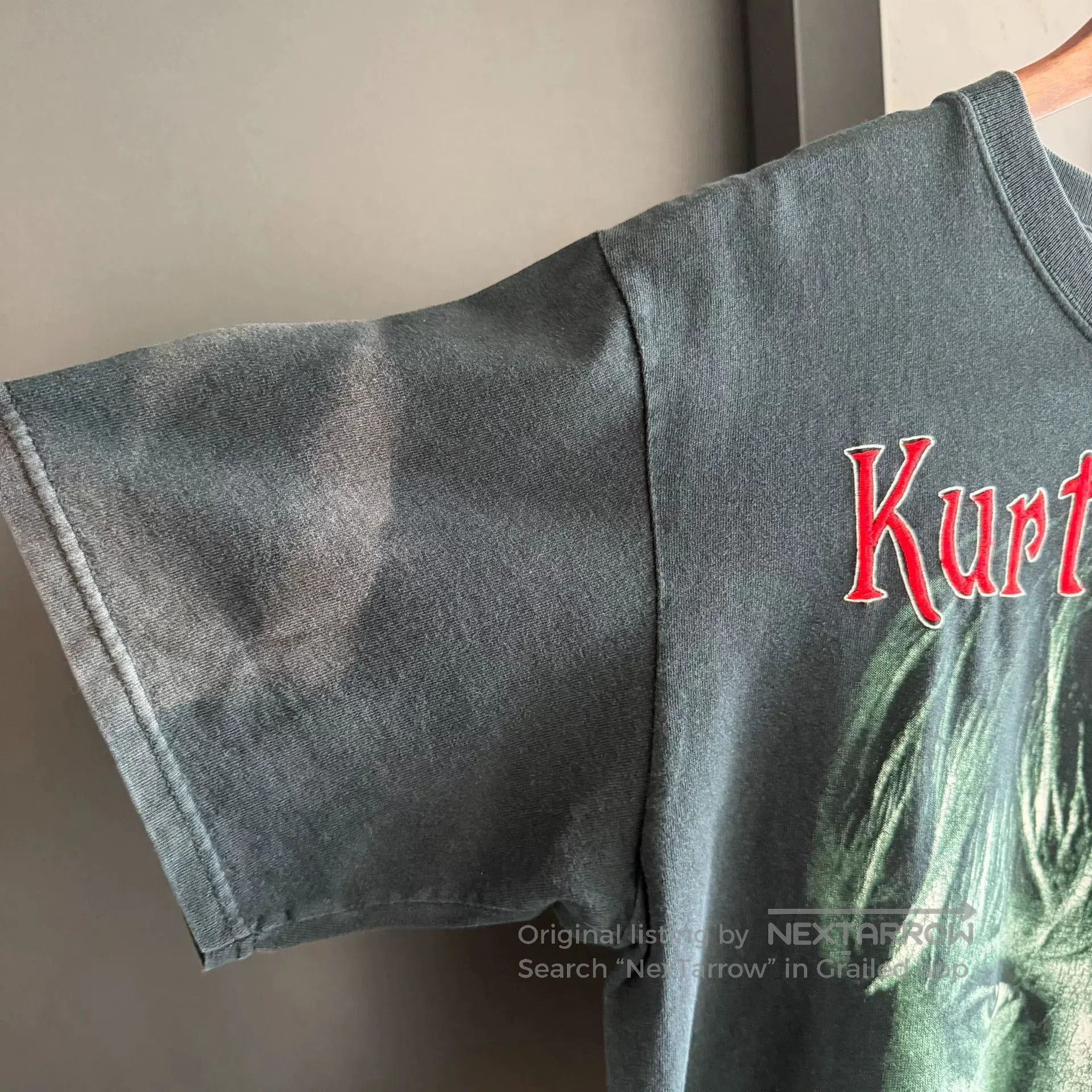 Vintage Vintage 00s Kurt Cobain Bootleg Nirvana Tee. Size US M / EU 48-50 / 2 - 7 Thumbnail