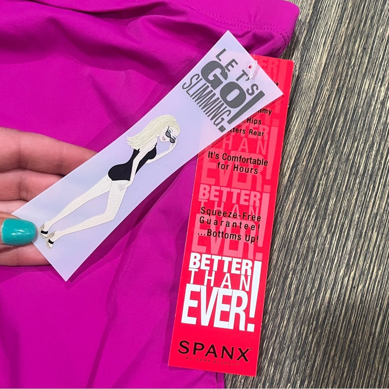 Spanx NWT Spanx Let's Go Be You Can Swim Hi-Rise Berry Size 10 Size ONE SIZE - 2 Thumbnail