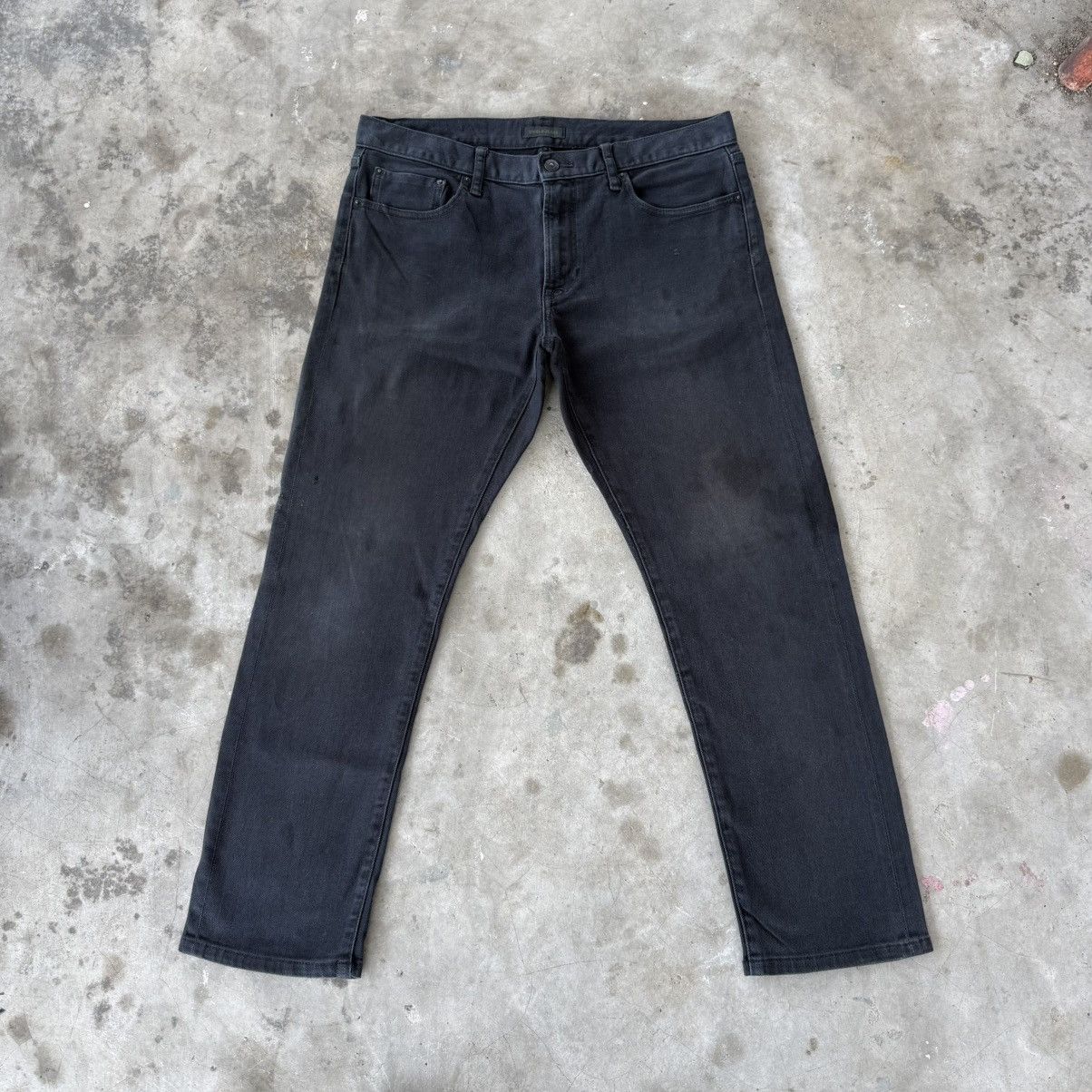 Japanese Brand Vintage Japanese Brand Selvedge Black Denim Jean Pants Size US 36 / EU 52 - 1 Thumbnail