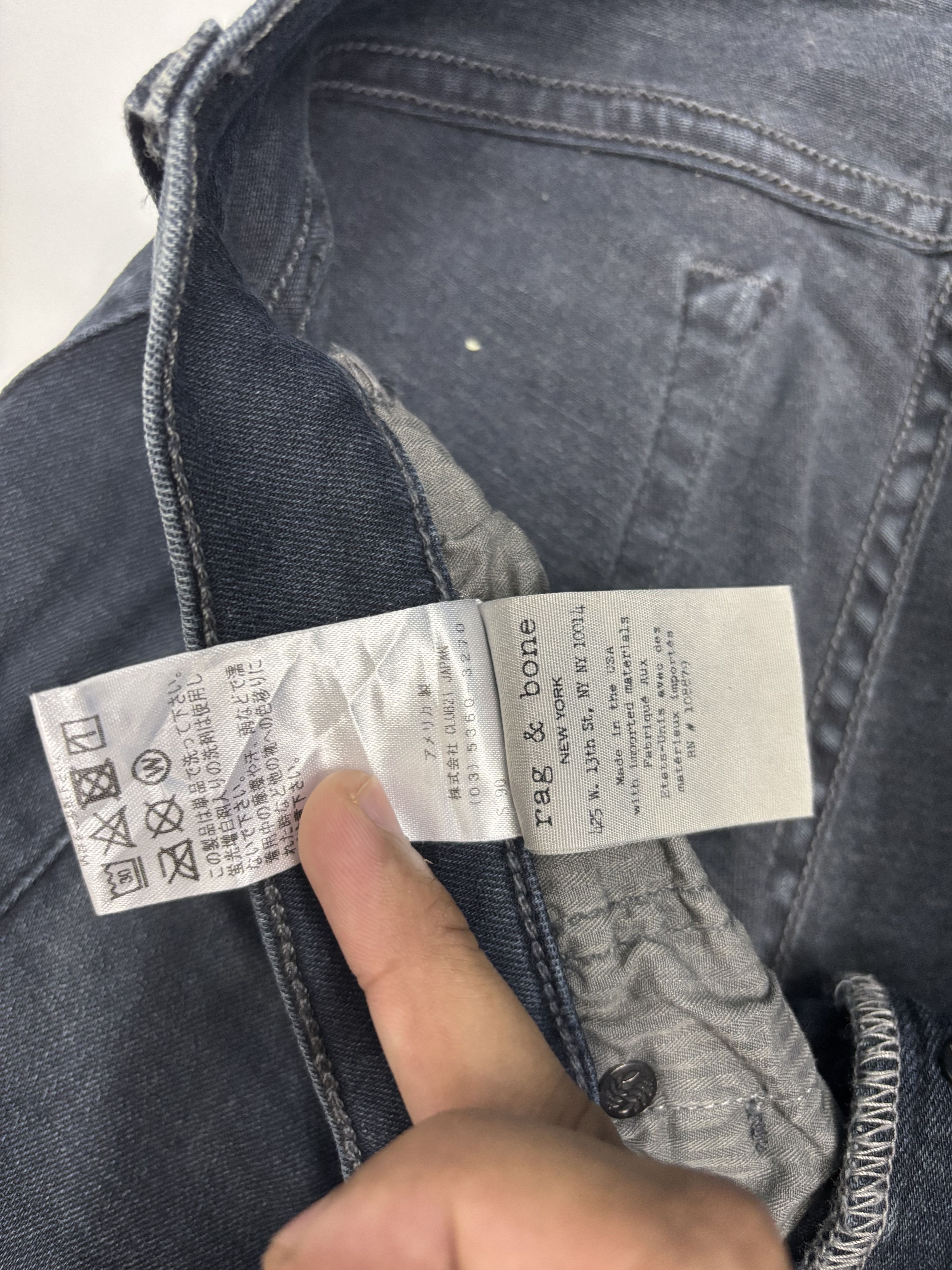 Rag & Bone 💥RAG & BONE FIT 1 SKINNY LEG JEANS FADED Size US 30 / EU 46 - 14 Thumbnail