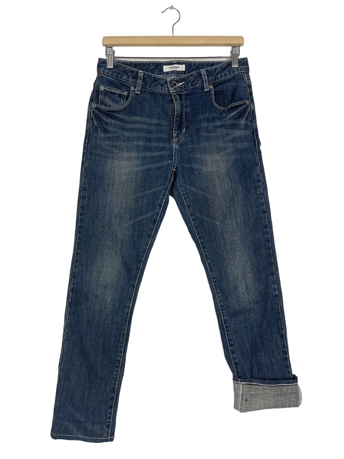 GOSTAR DE FUGA Morgan Homme High Waist Flare Jeans Size US 30 / EU 46 - 10 Thumbnail