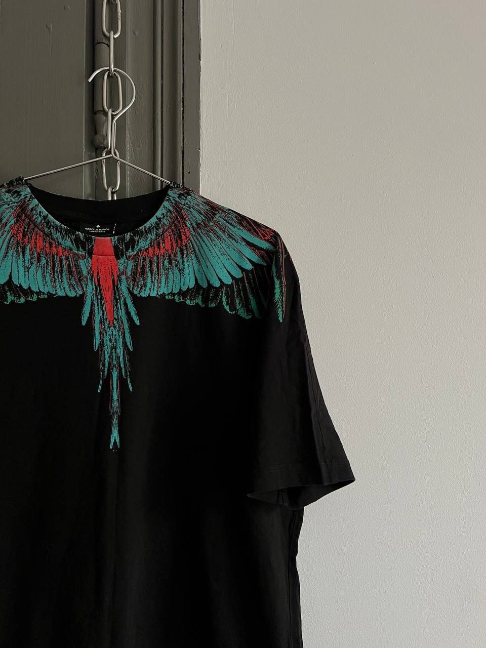 Marcelo Burlon Marcelo Burlon Black Wings T-Shirt Size US L / EU 52-54 / 3 - 5 Thumbnail