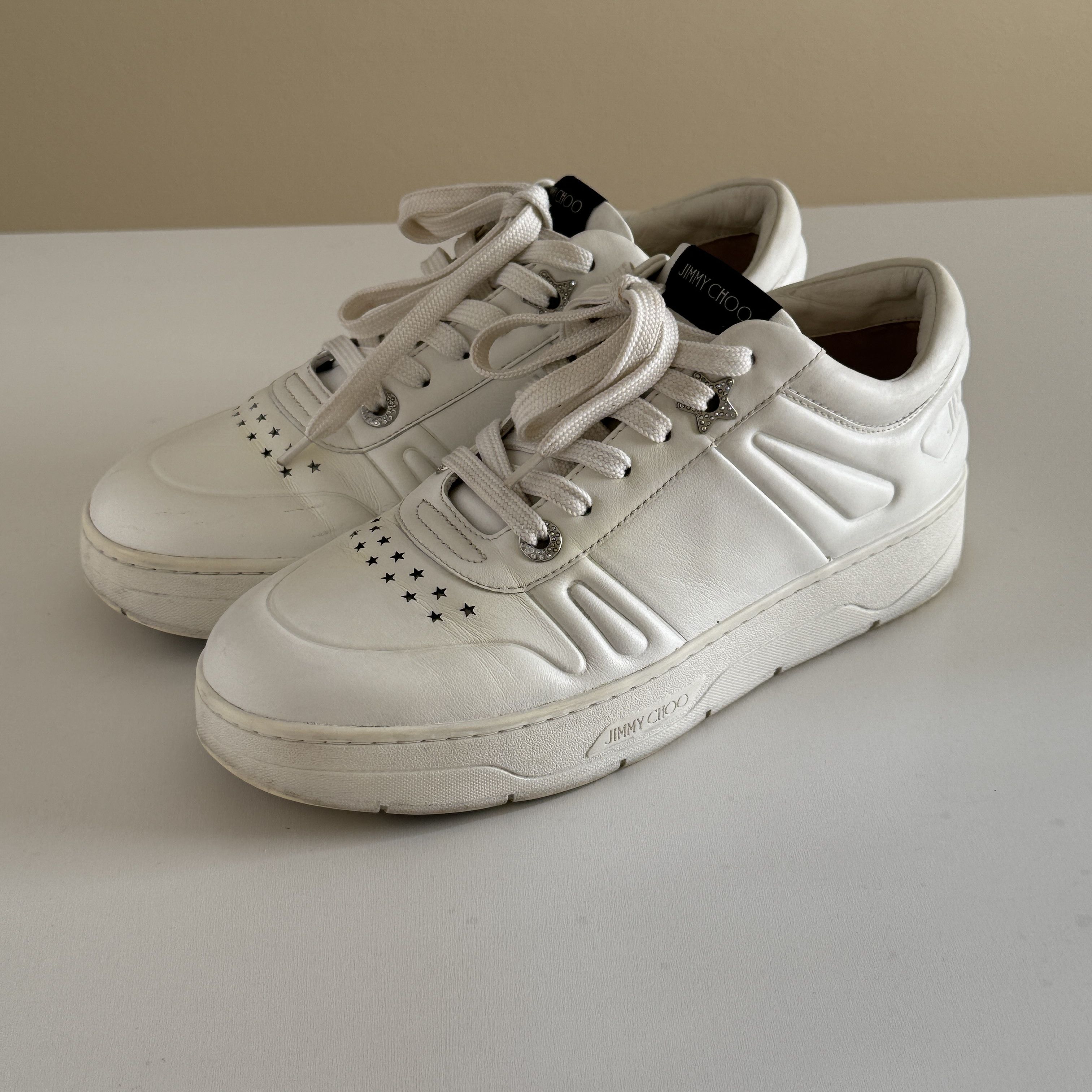 Jimmy Choo Jimmy Choo lace up sneaker (hawaii/F CLF) sz US 8.5 Size US 8.5 / IT 38.5 - 8 Thumbnail