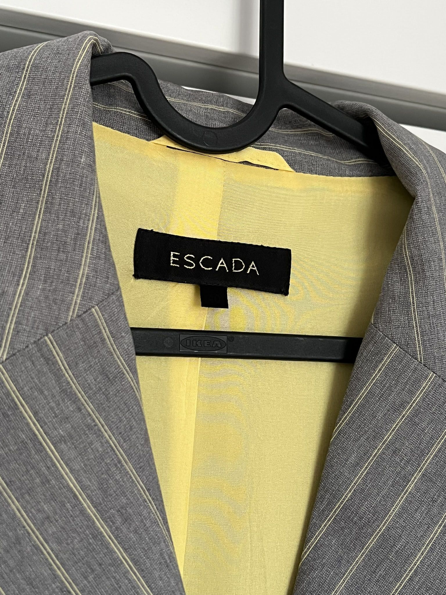 Escada Two pieces set suit skirt blazer jacket Escada vintage Size L / US 10 / IT 46 - 4 Thumbnail