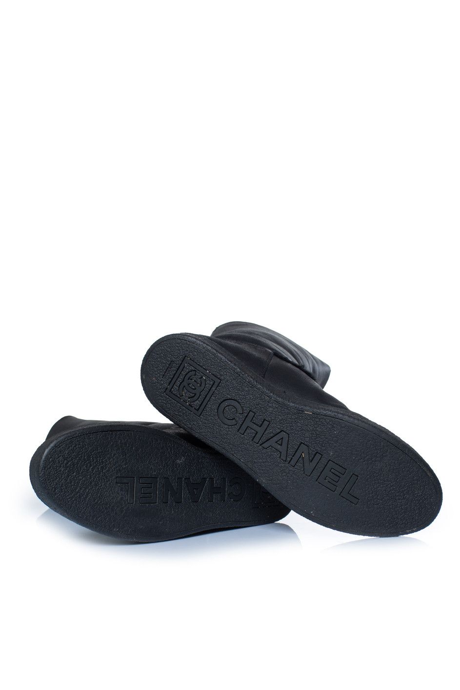 Chanel Chanel, Black shearling boots Size US 10 / IT 40 - 7 Thumbnail